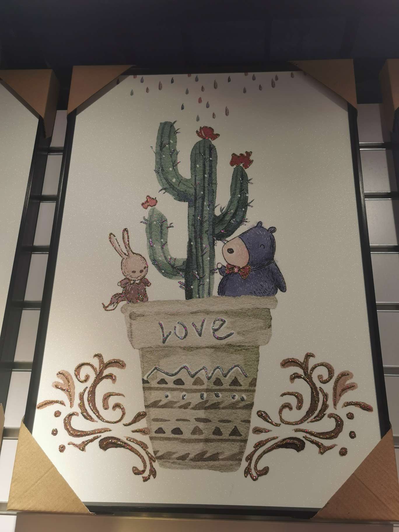 轻奢手绘油画客厅装饰画玄关壁画入户门餐厅挂画纯手工定制油画动画