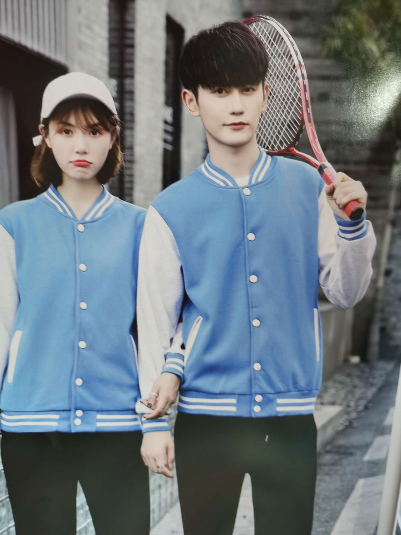 Combed cotton TC baseball suits Specification drawing