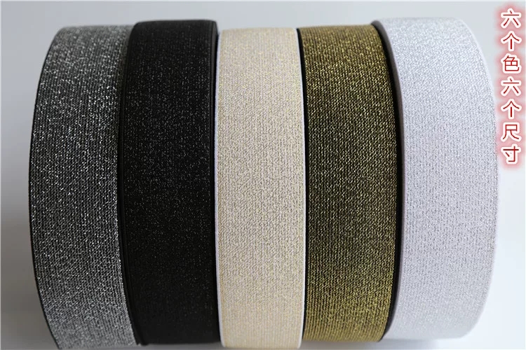 4 cm gold and silver wire bright thread tape in stock