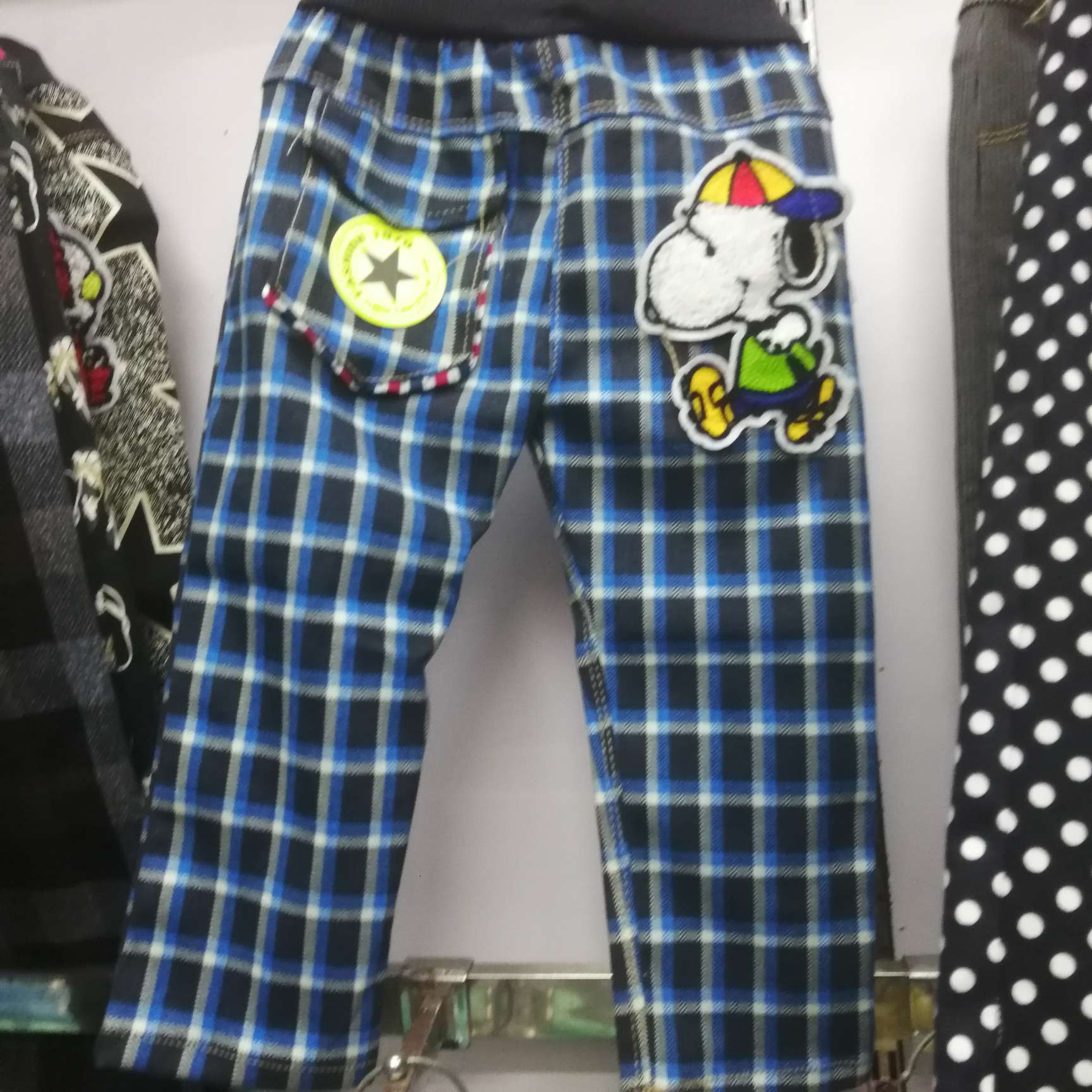 Plaid print slacks thumbnail