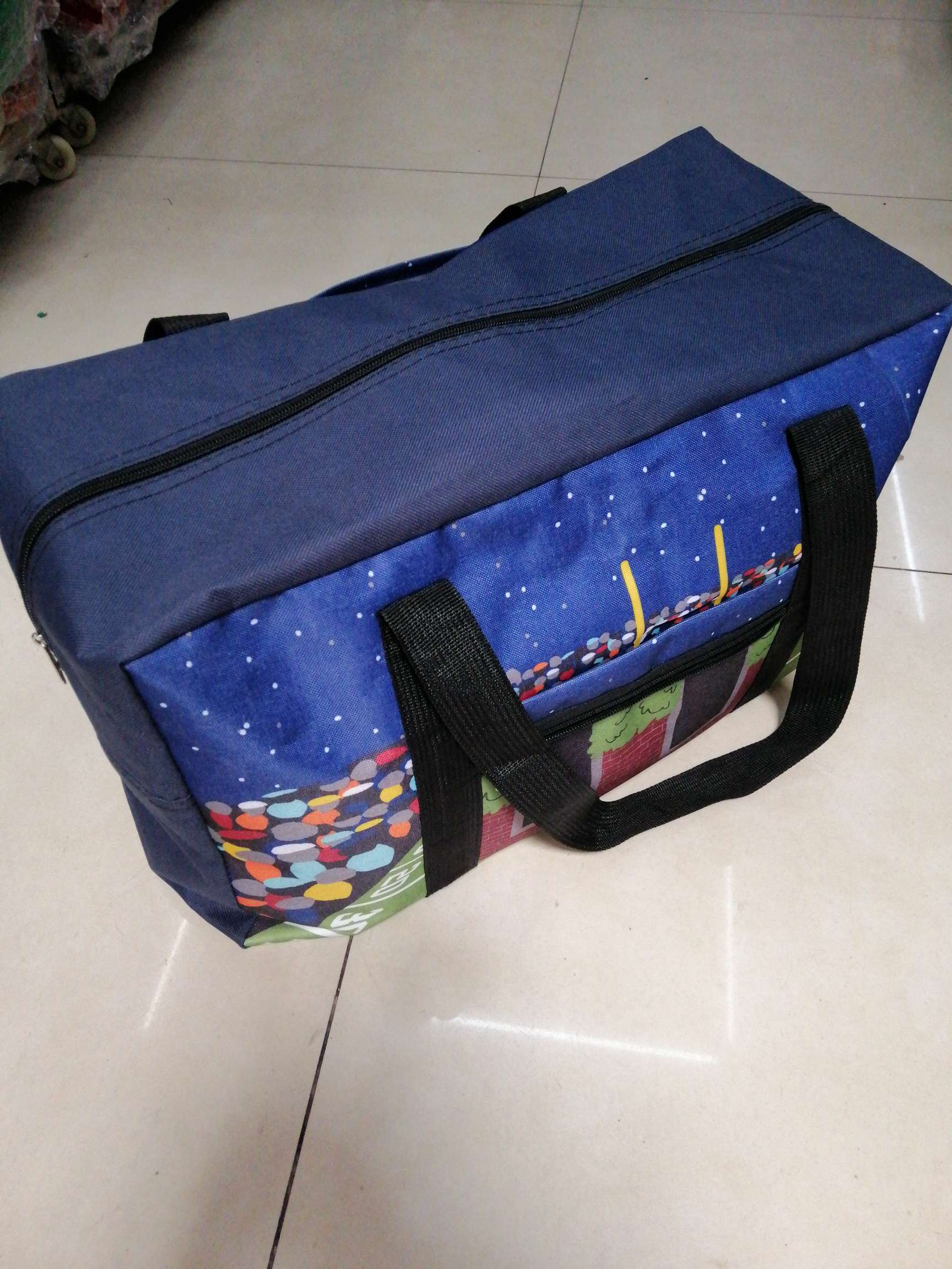 牛津 行李包白底实物图