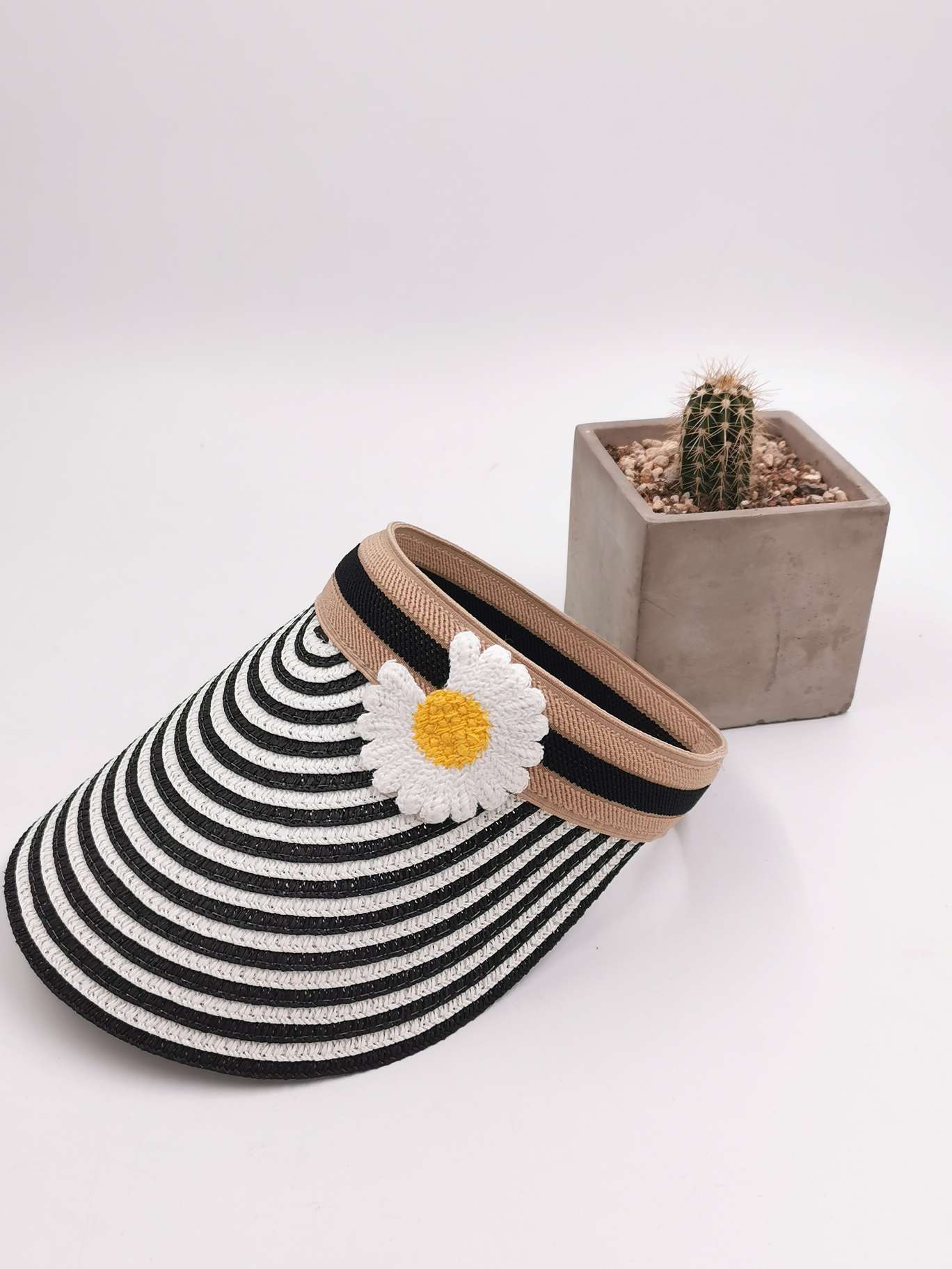 Web celebrity fisherman hat printed south Korean sun block pot hat 54 thumbnail