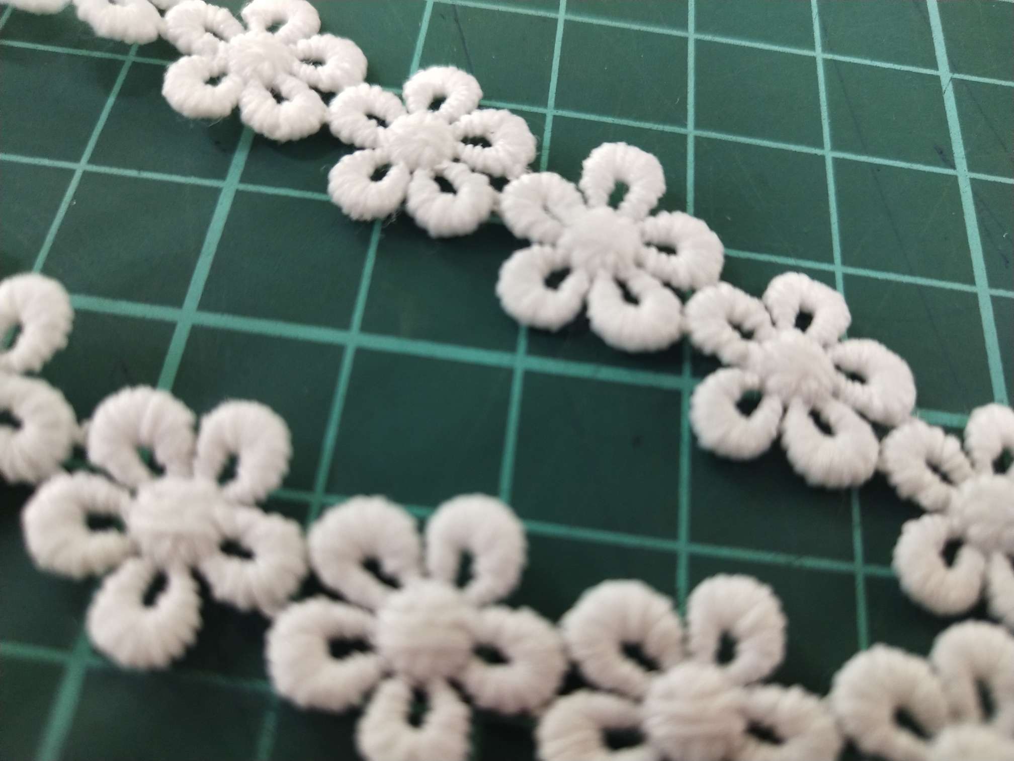 Water-soluble embroidery summer bestseller lace necklace headwear clothing material Specification image