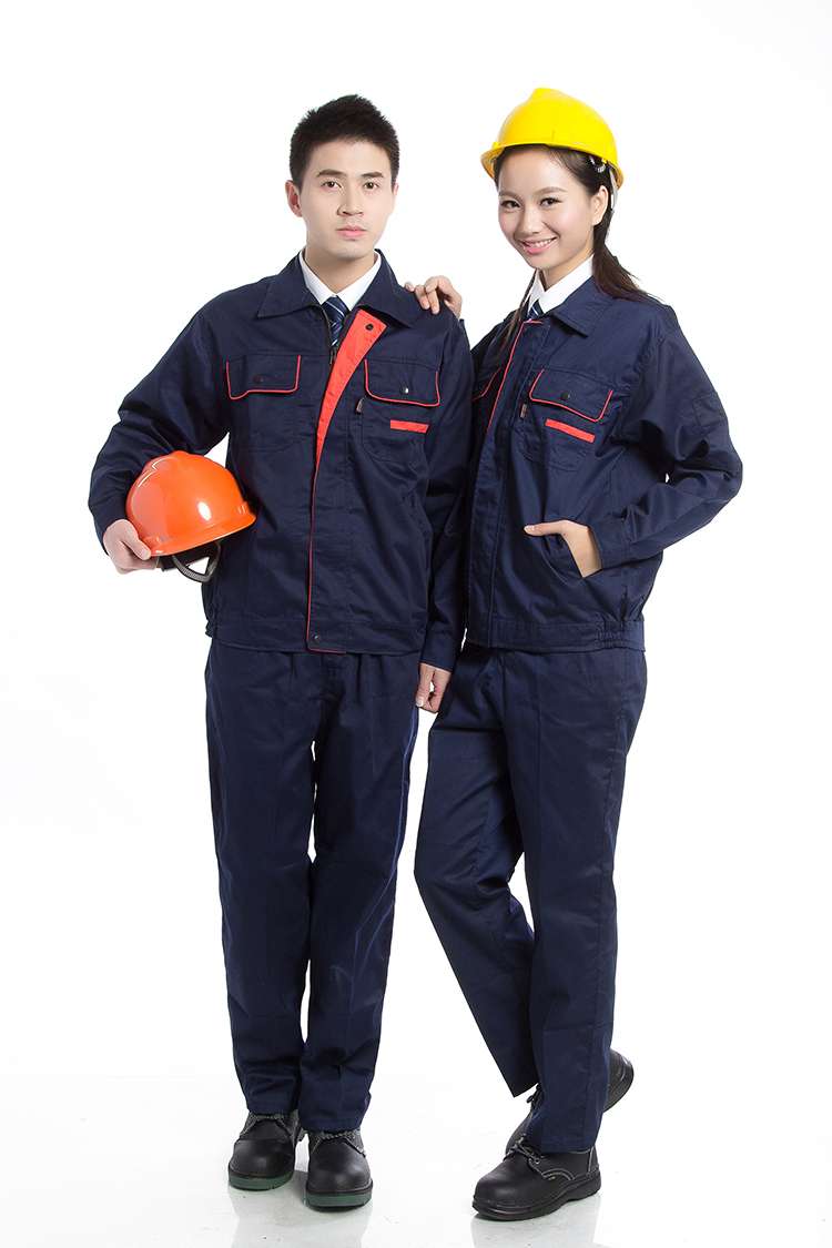Uniform suit men customized long sleeve spring and autumn wear labor insurance printed logo embroidered word auto repair factory shop jacket thumbnail