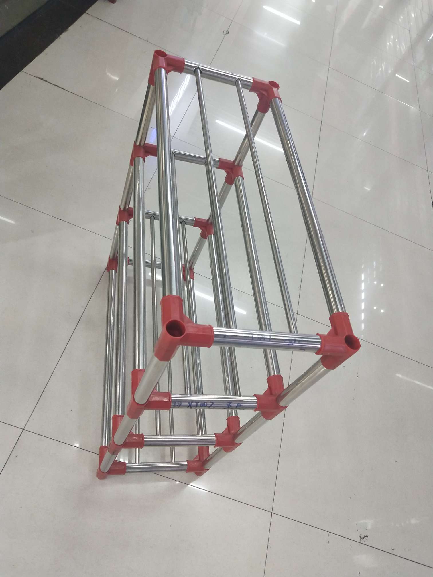Stainless steel optional combination shoe ark sitting room receives shoe ark bedroom simple assembly shoe rack