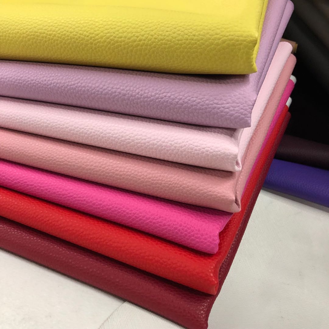 8417 medium size lychee eco-friendly leather, high-quality textured base, 0.9mm thick luggage belt leather, sofa seat cushion leather, wear-resistant Specification image