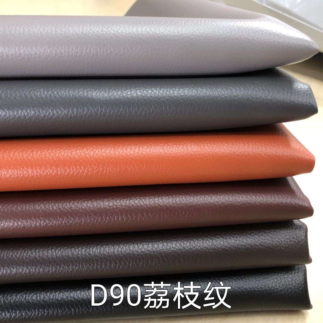 Yiwu Xiangshang Leather supplies new D90 eco-friendly leather bags and sofas with small lychee patterns
