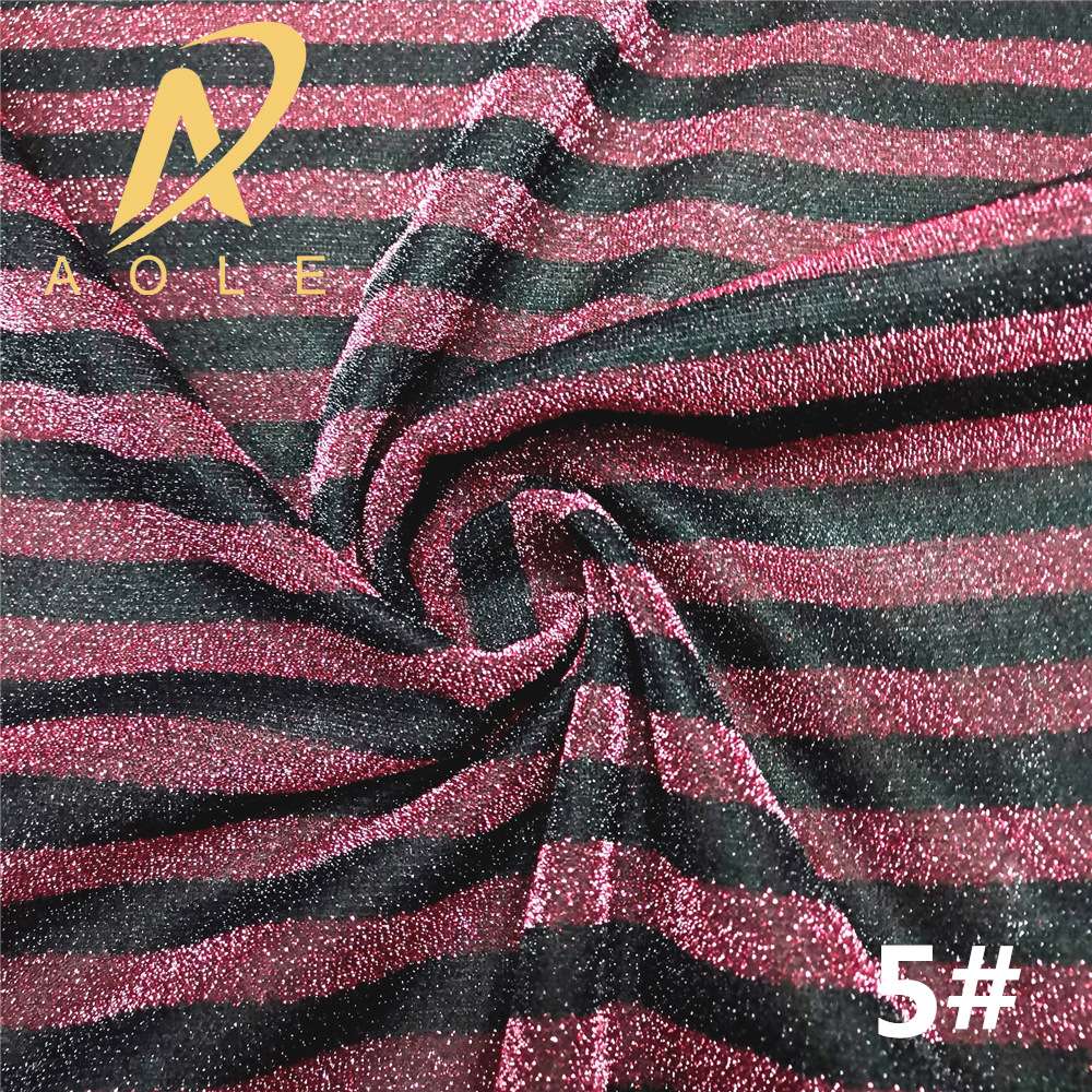 Wide Interlace Fabric Filigree Knitted Fabric Bright Silk Striped Gold Onion Cloth Head Ornaments Christmas Halloween Decoration Fabric Application Scenario
