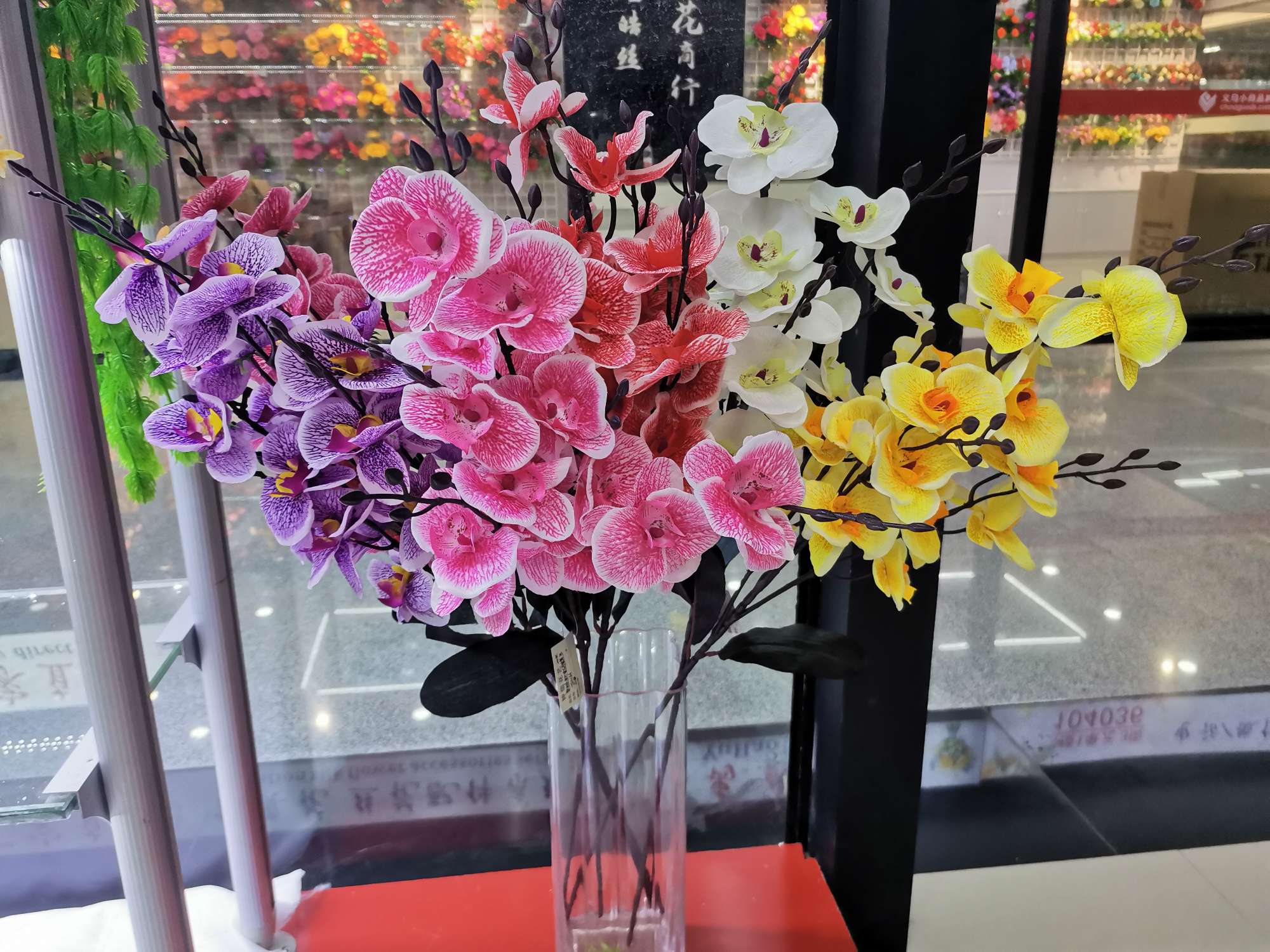 Simulated high-stemmed autumn Phalaenopsis Item Picture