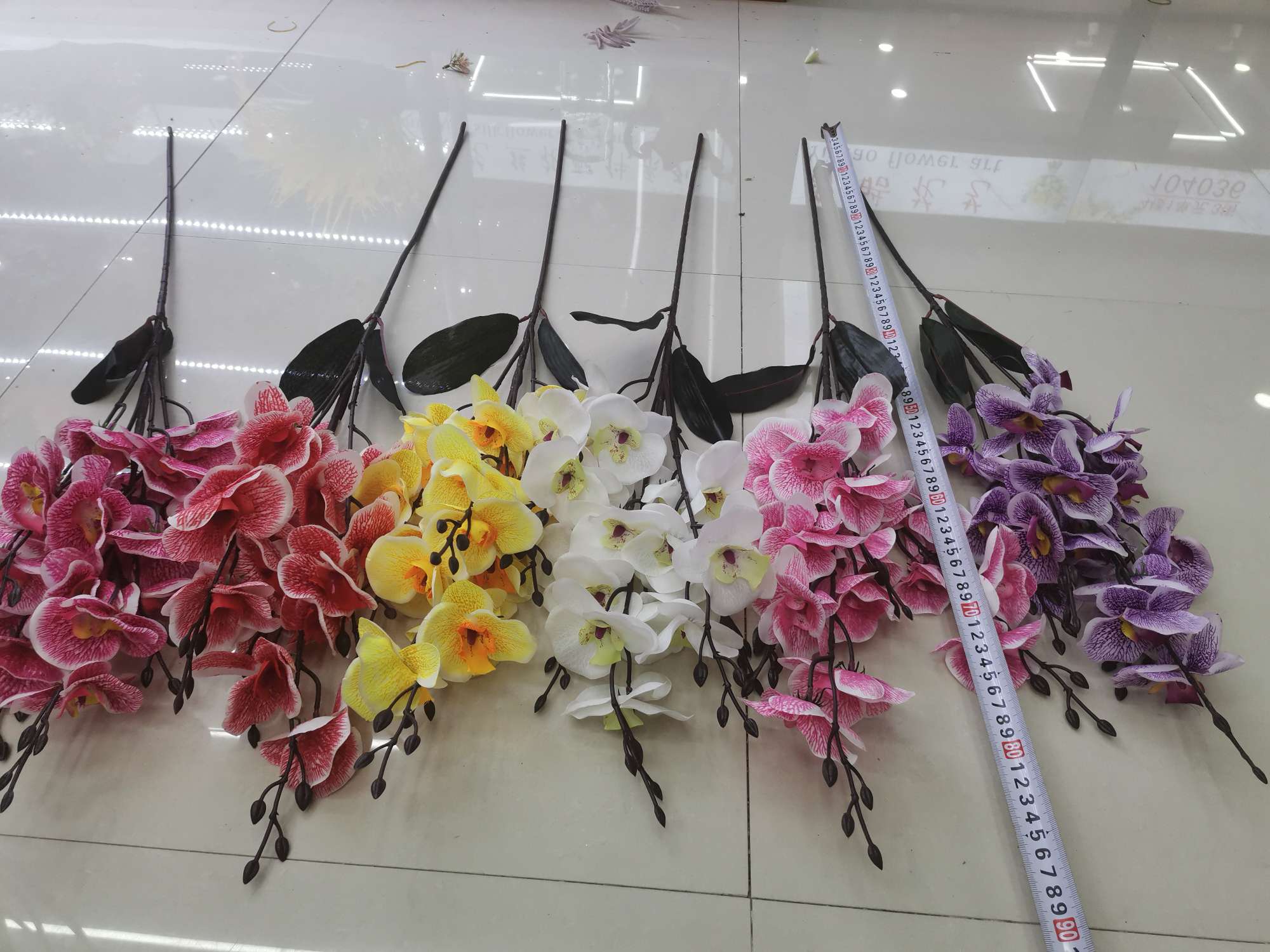 Simulated high-stemmed autumn Phalaenopsis Specification image