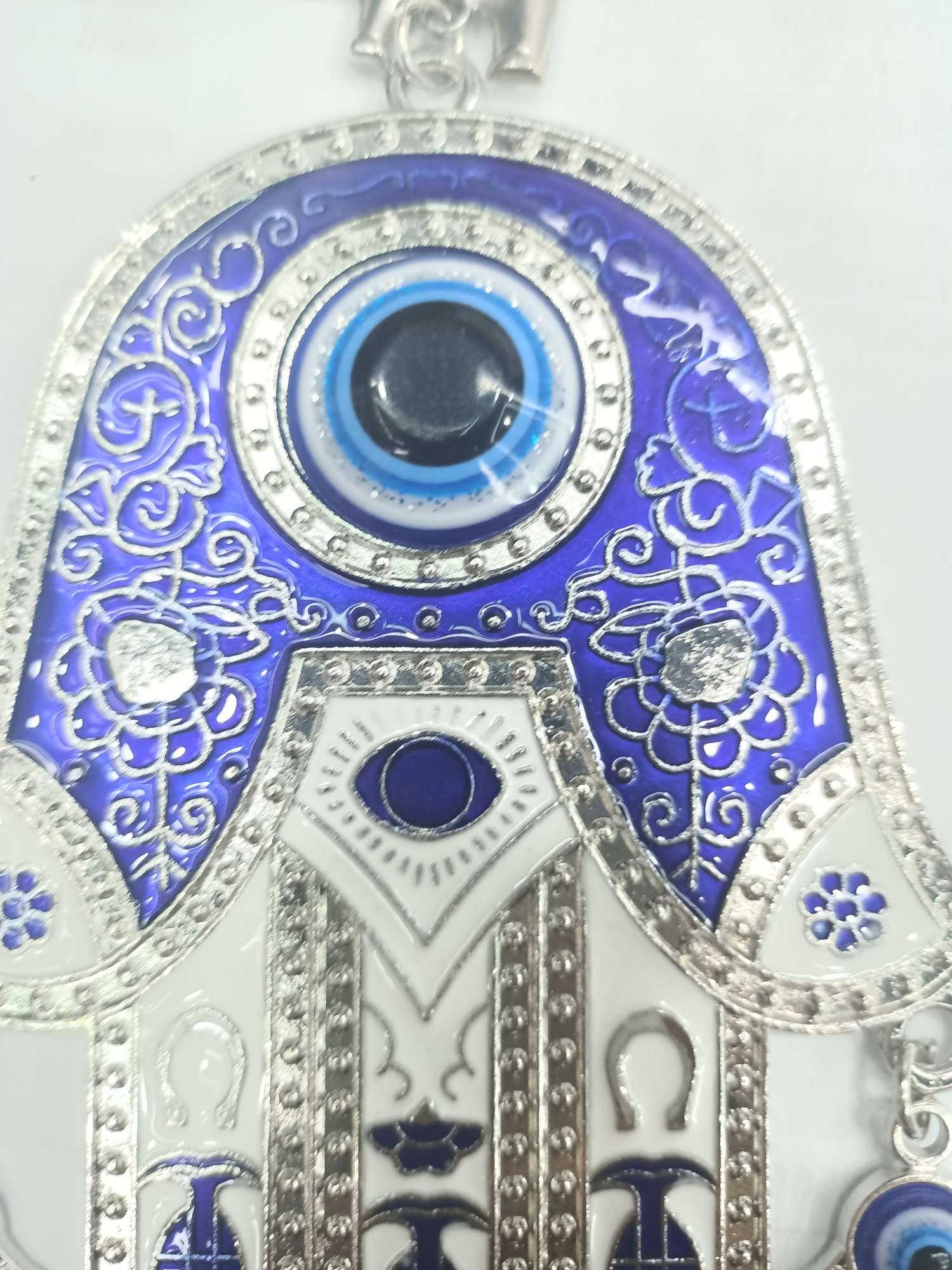 Minority Wind Blue And White Big Palm Accessories details Picture