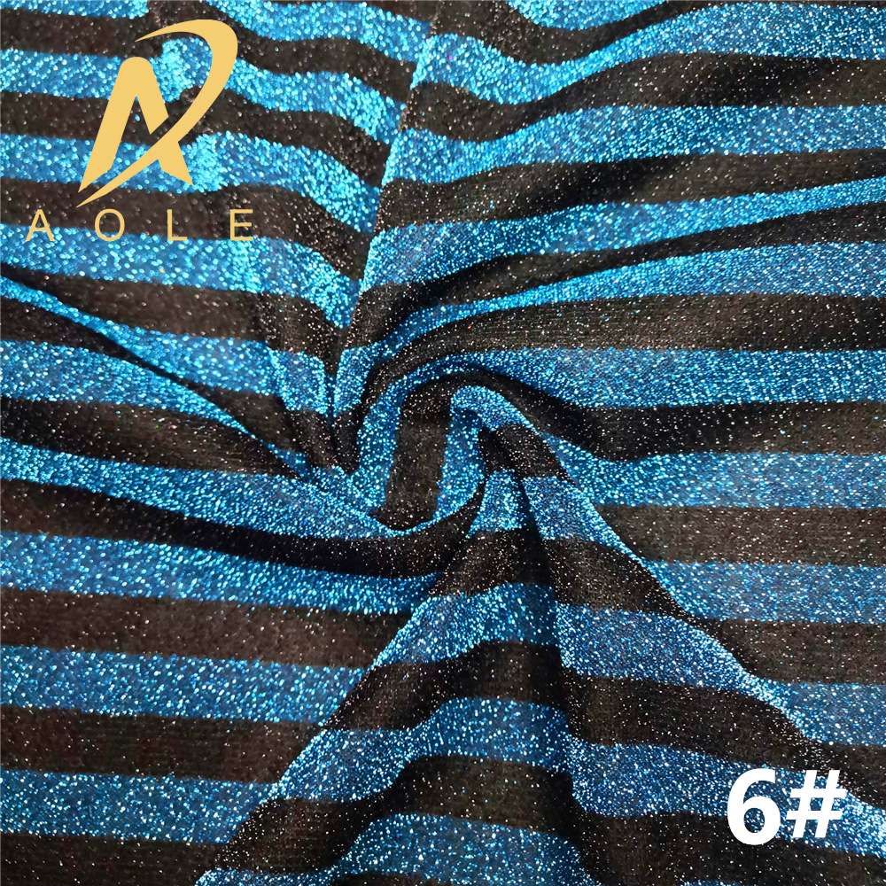 Wide Interlace Fabric Filigree Knitted Fabric Bright Silk Striped Gold Onion Cloth Head Ornaments Christmas Halloween Decoration Fabric Item Picture