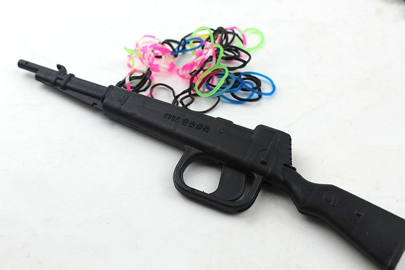 1元20入绝地吃鸡98K连发皮筋手枪儿童经典怀旧男孩学校门口小玩具细节图