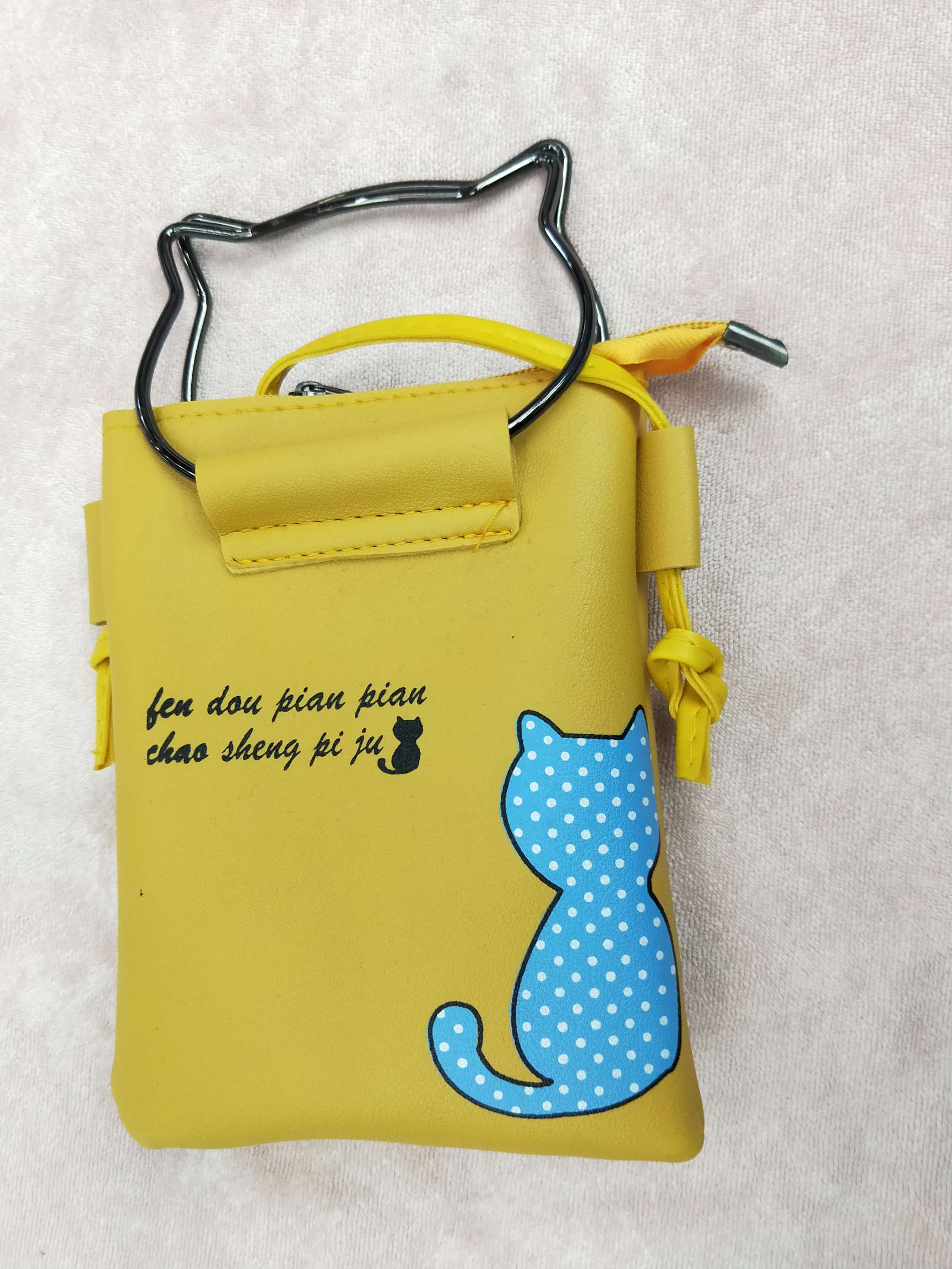 单肩背包手提猫咪