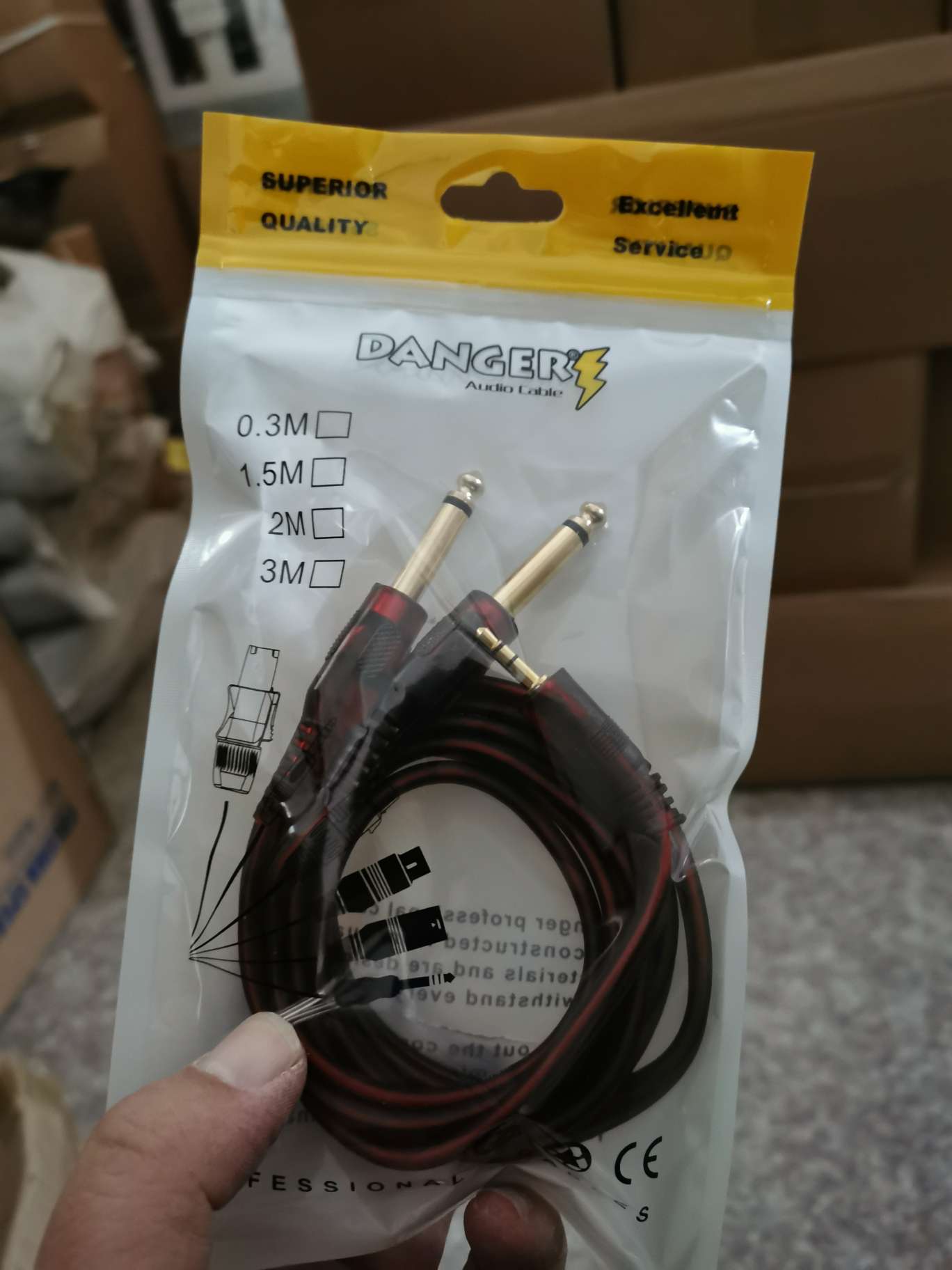 音箱信号线3.5/2x6.5