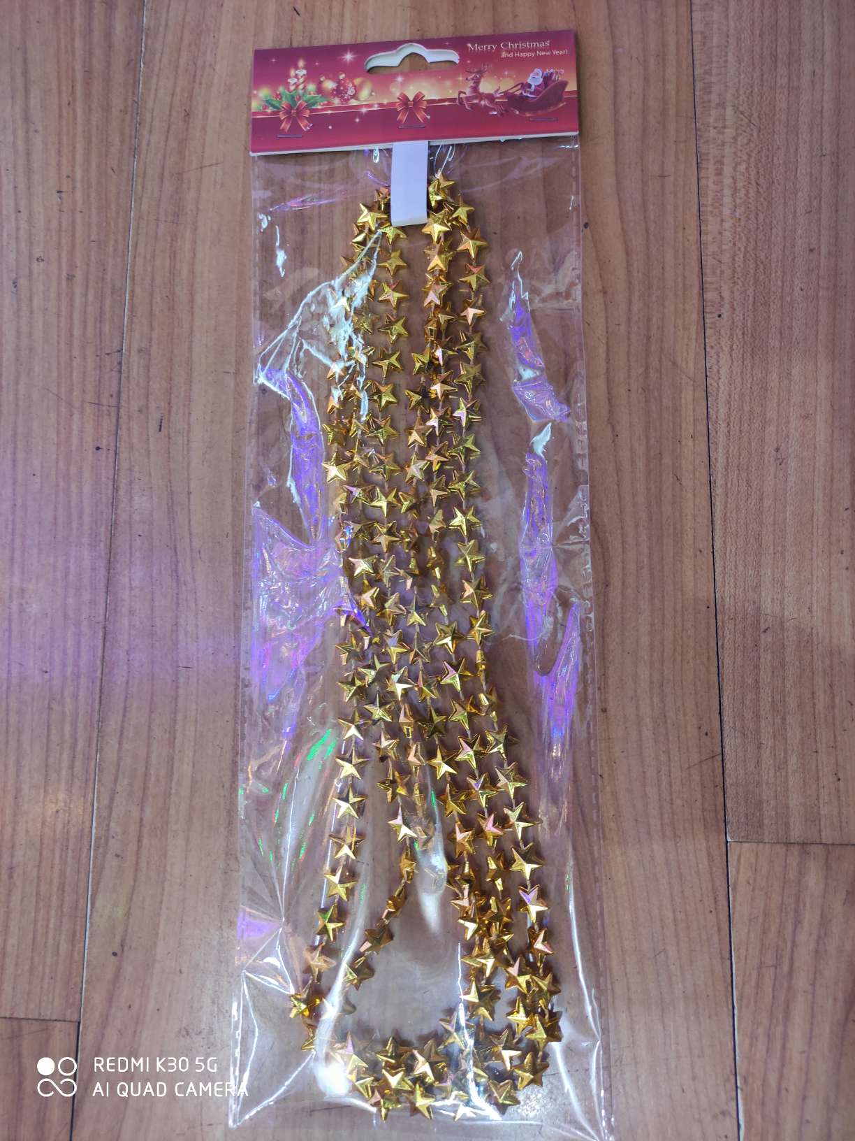 圣诞节装饰用品 圣诞树 元宝串4345