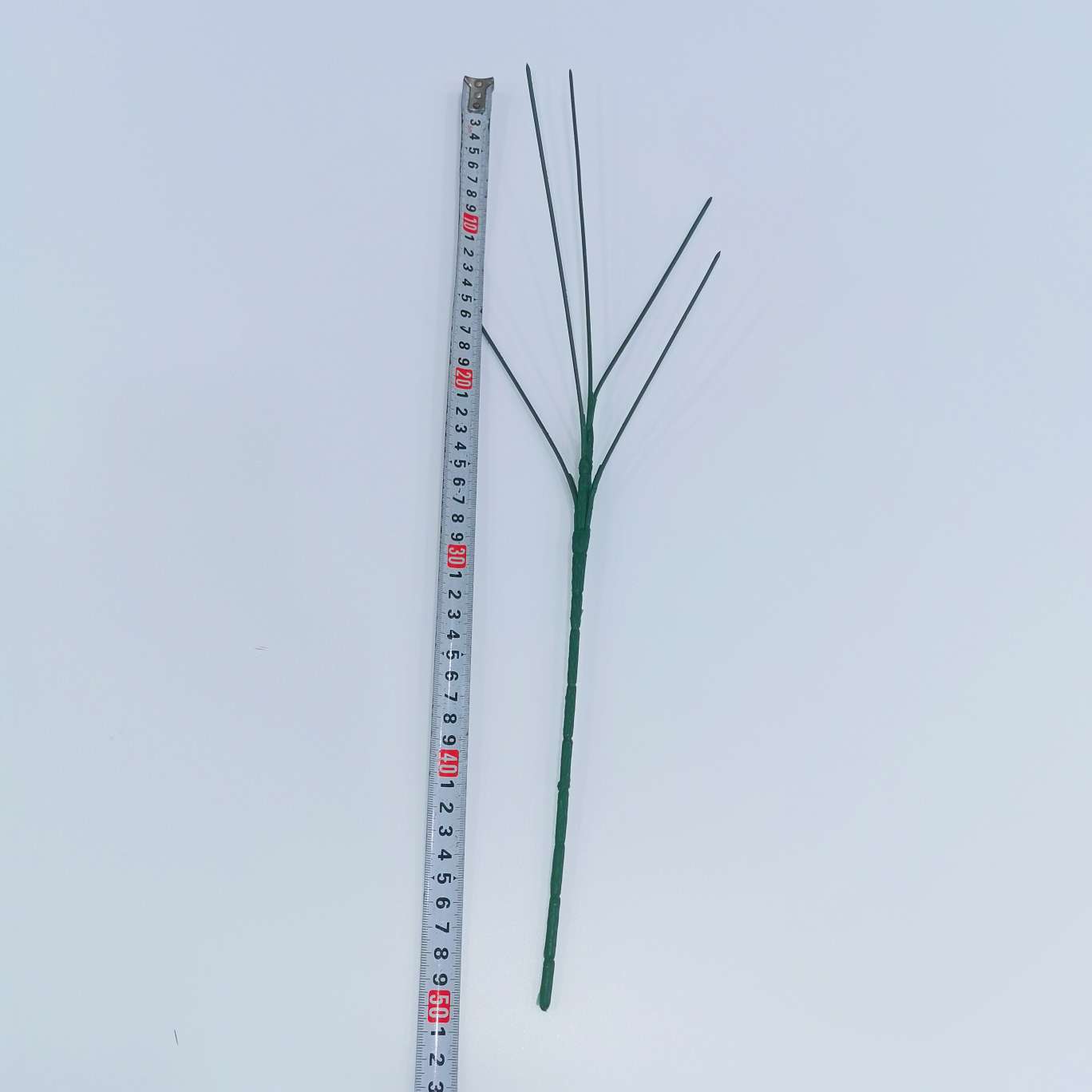 Five-pronged extra-long handle Qingming flower stems from Russia, direct sales from Guangdong stem manufacturer, wholesale of artificial flower accessories in Yiwu Item Picture