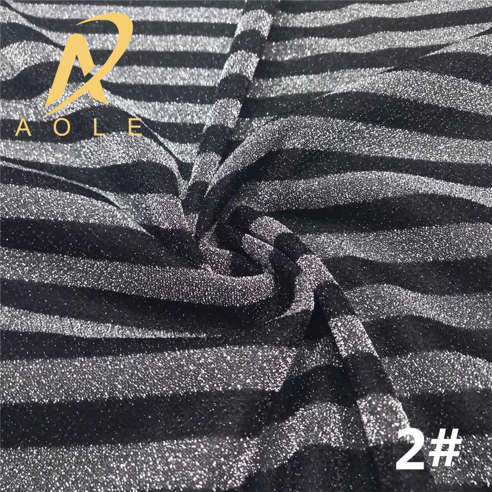Wide Interlace Fabric Filigree Knitted Fabric Bright Silk Striped Gold Onion Cloth Head Ornaments Christmas Halloween Decoration Fabric details Picture