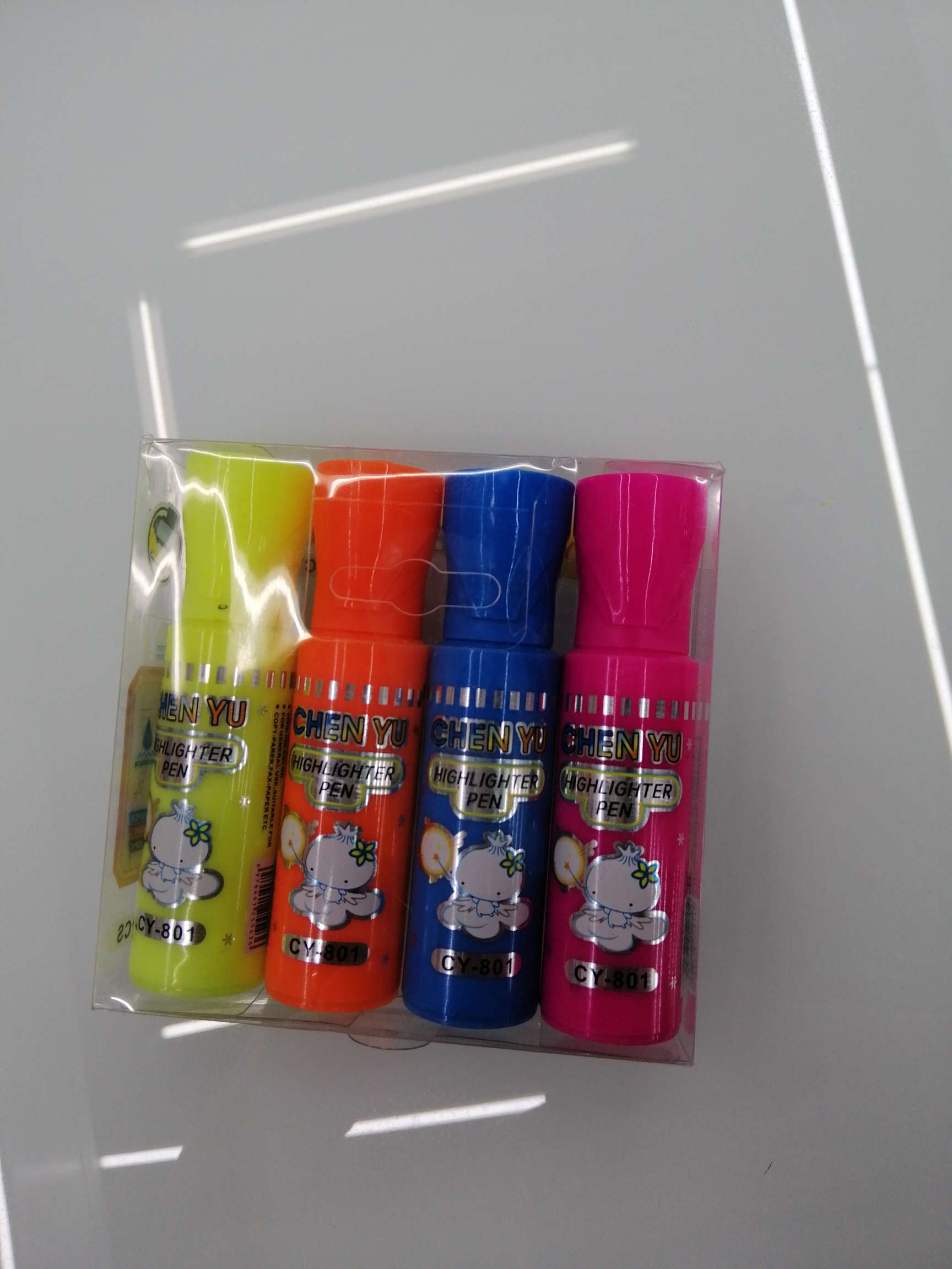 Hanjia Stationery Office Culture Student Writing Tools Highgel Pens CY - 801 Highgel Pens 4 in P V bags details Picture