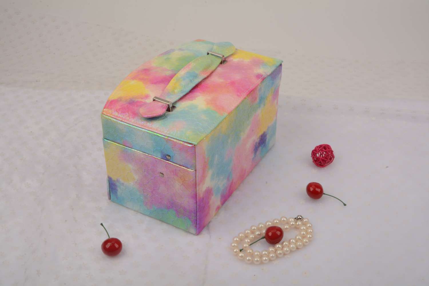 Make-up bag Make-up box set professional color drawer type