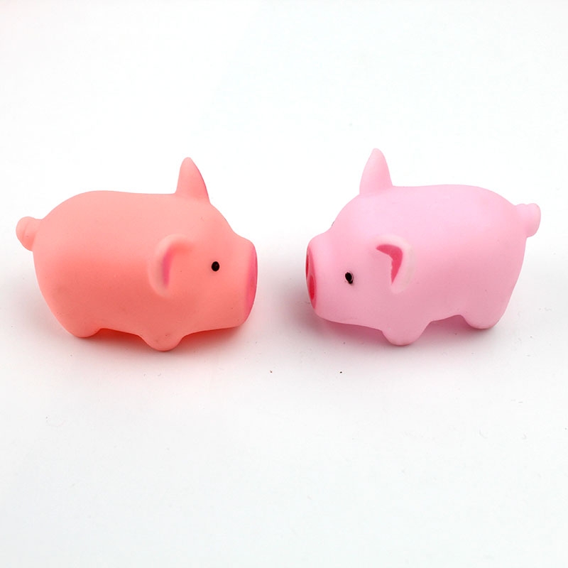 There are 24 toys of the same style as Douyin's popular online celebrity "Scream Pig", "Mengmeng Pig", "Cute Pink Children's Piggy", and "Piggy Toys" around the school, all in color Application Scenario