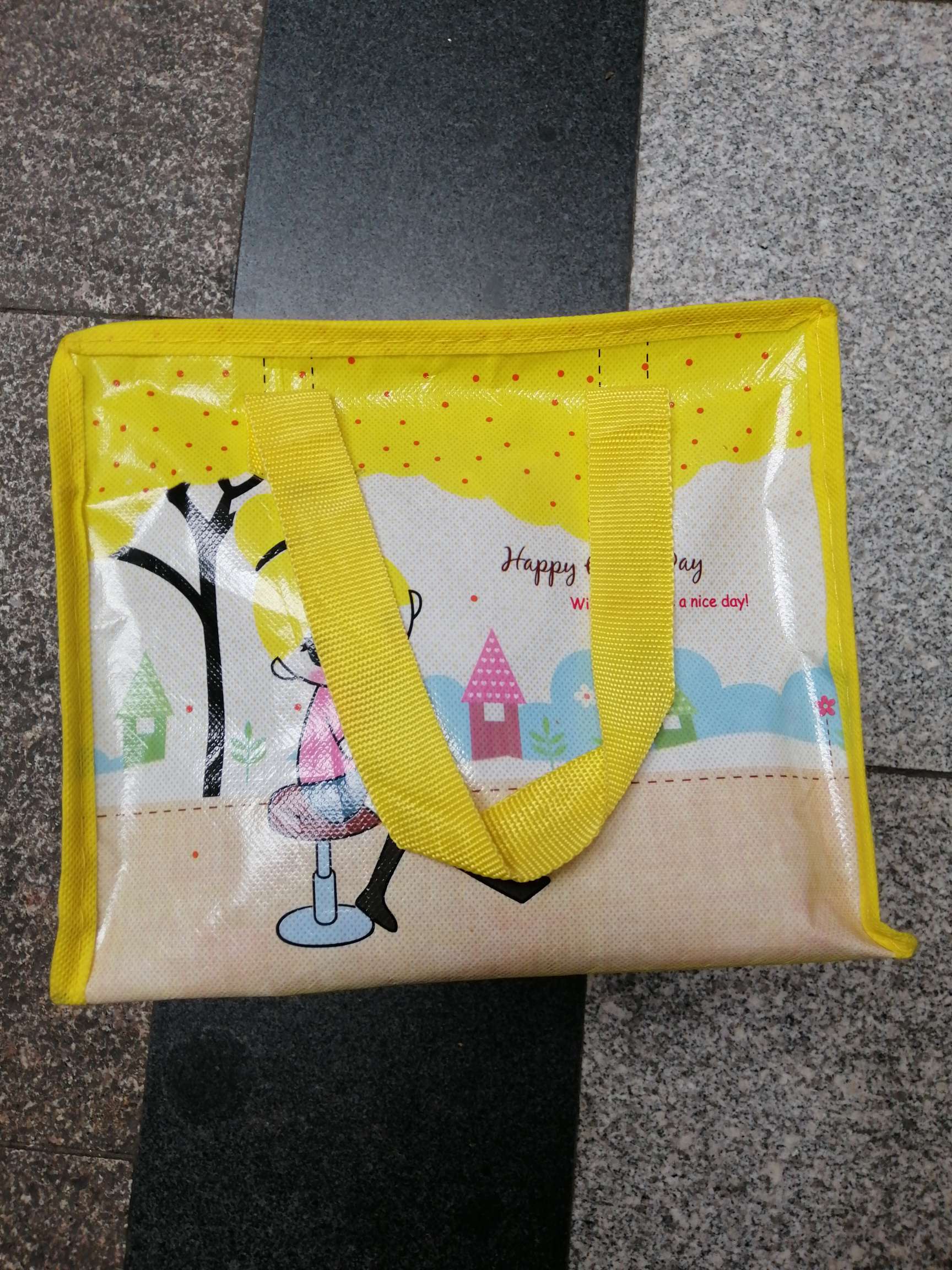Super Small Non-Woven Bag Storage Bag Zipper Bag Packing Bag Specification drawing