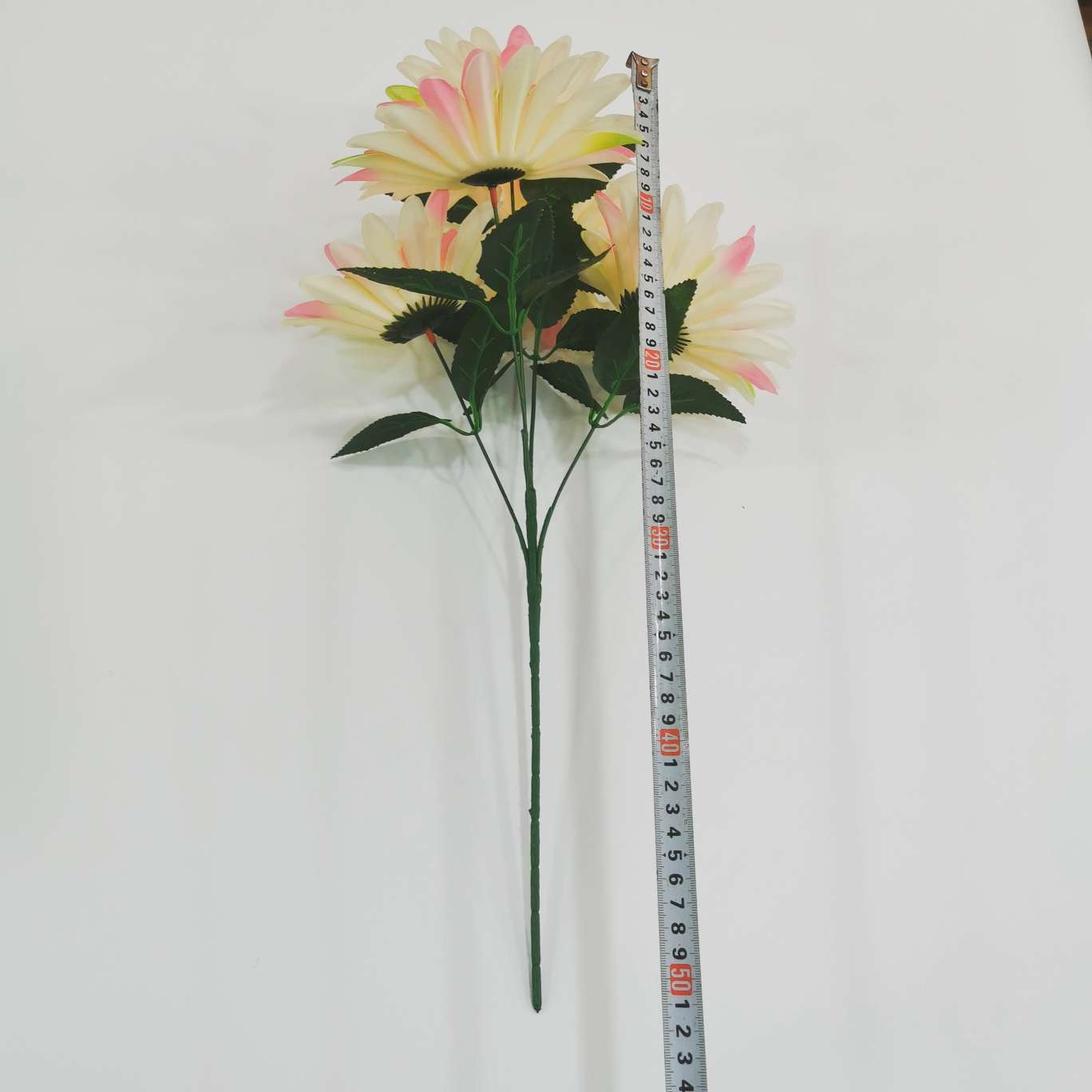 Five-pronged extra-long handle Qingming flower stems from Russia, direct sales from Guangdong stem manufacturer, wholesale of artificial flower accessories in Yiwu Specification image