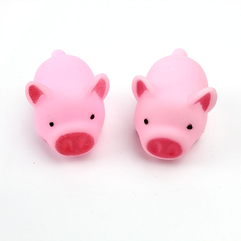 There are 24 toys of the same style as Douyin's popular online celebrity "Scream Pig", "Mengmeng Pig", "Cute Pink Children's Piggy", and "Piggy Toys" around the school, all in color Specification image