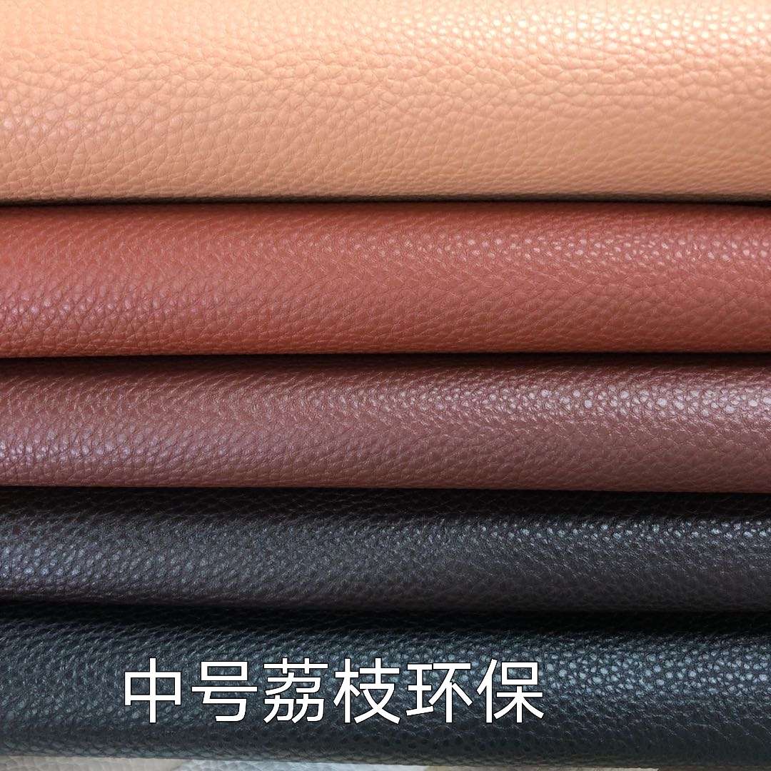 8417 medium size lychee eco-friendly leather, high-quality textured base, 0.9mm thick luggage belt leather, sofa seat cushion leather, wear-resistant details Picture