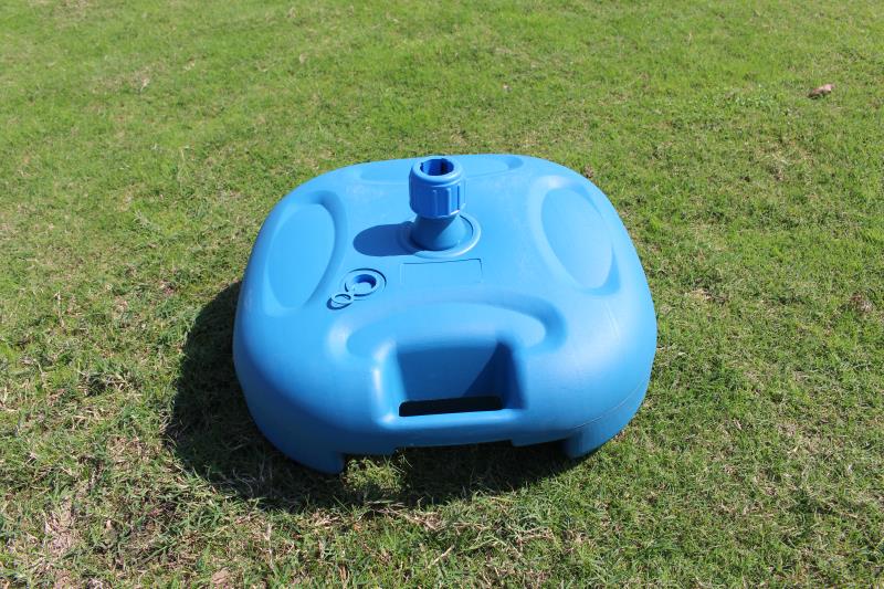Plastic base for sun umbrellas, water-filled and sand-filled base for large umbrellas, and base for street umbrellas details Picture