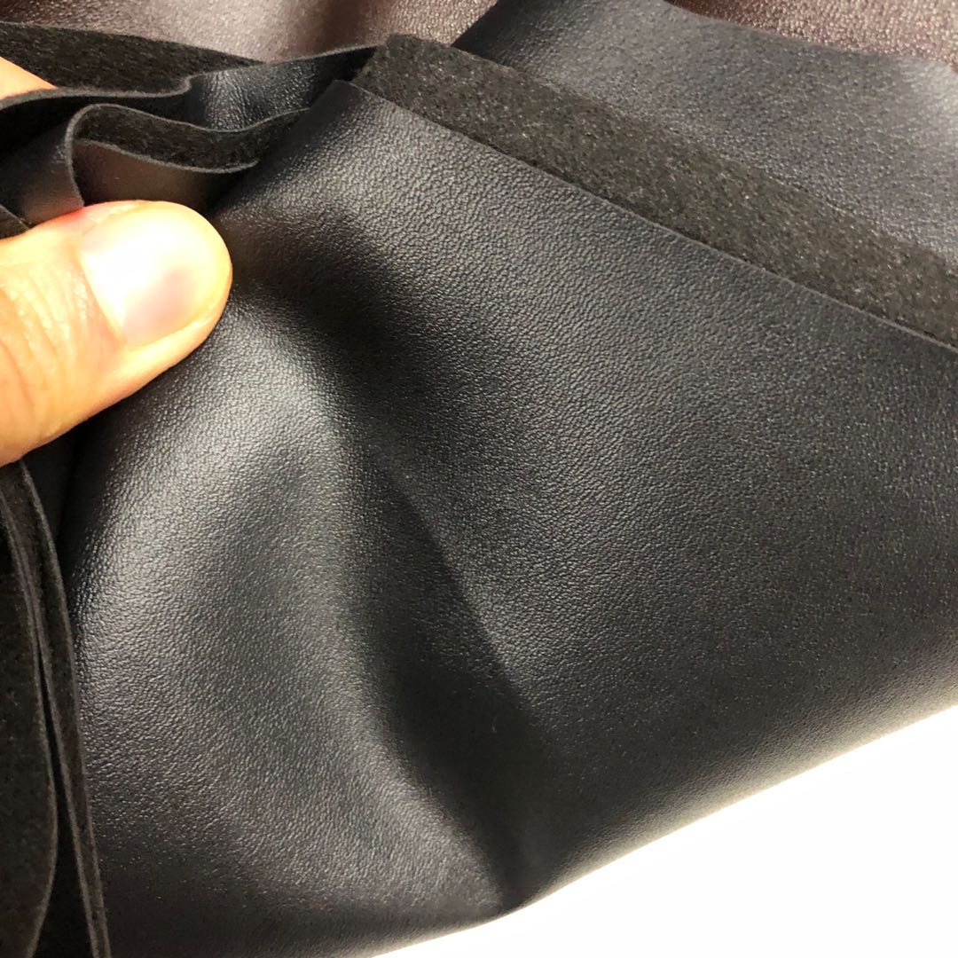 Factory direct sales of 6p eco-friendly leather small Napa pattern semi-PU leather bag fabric undefined