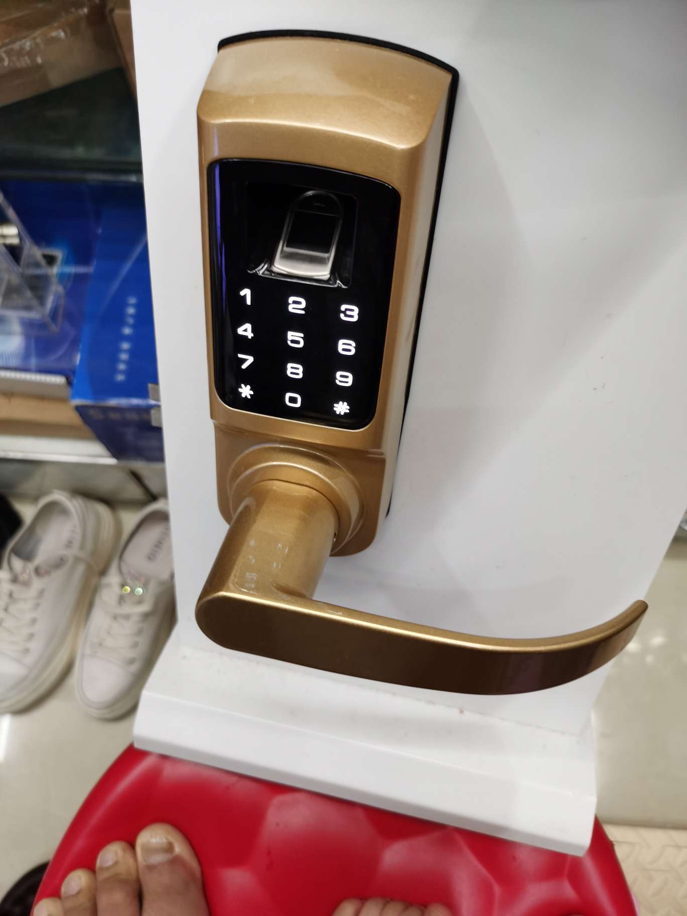 Luxury smart fingerprint lock lock household smart lock combination lock thumbnail