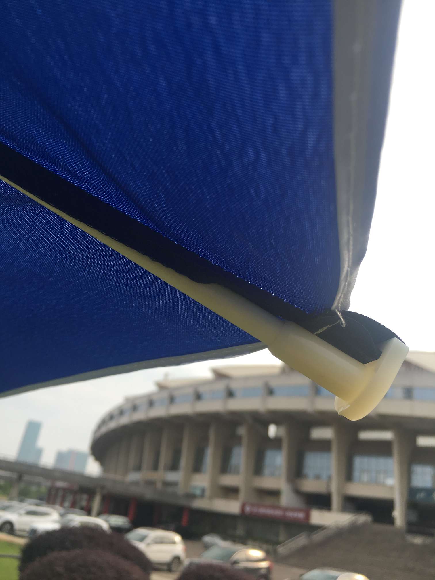 Outdoor rain and sun protection double-top umbrella, umbrella for going out of Korea, polyester umbrella Item Picture
