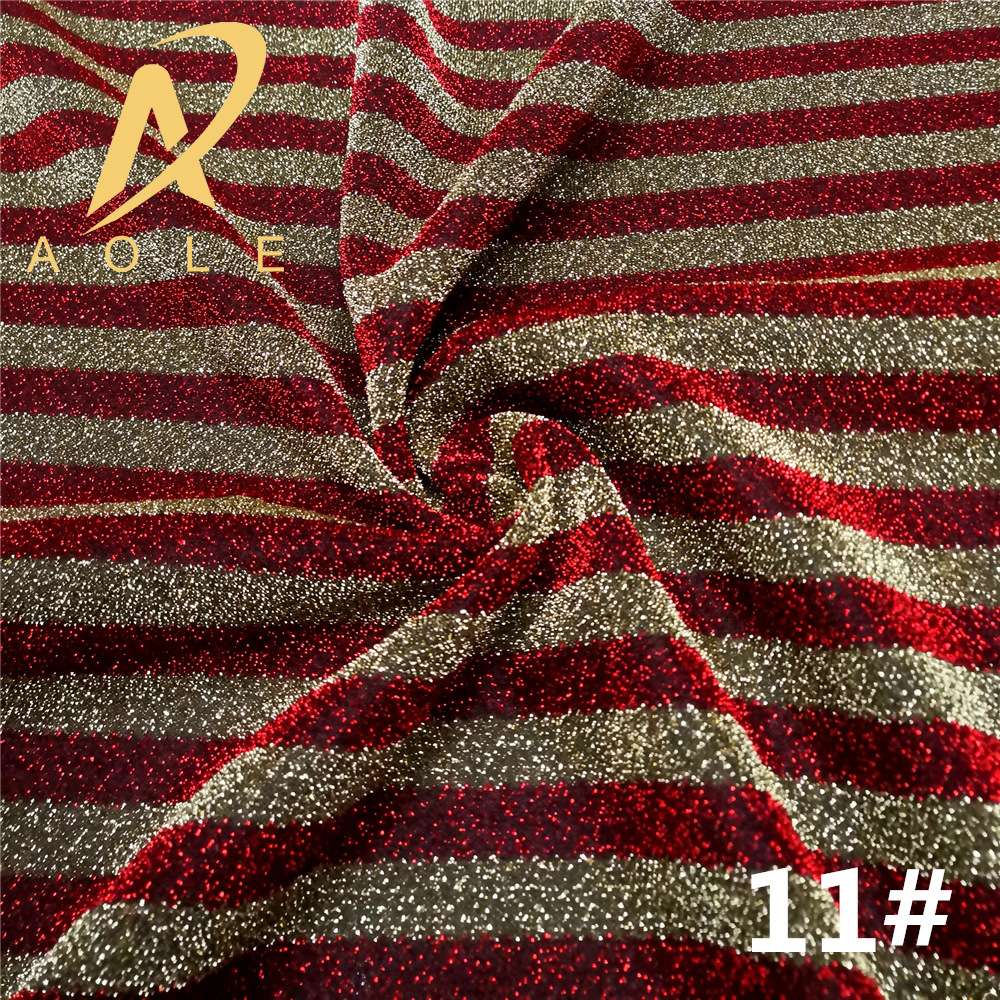 Wide Interlace Fabric Filigree Knitted Fabric Bright Silk Striped Gold Onion Cloth Head Ornaments Christmas Halloween Decoration Fabric undefined