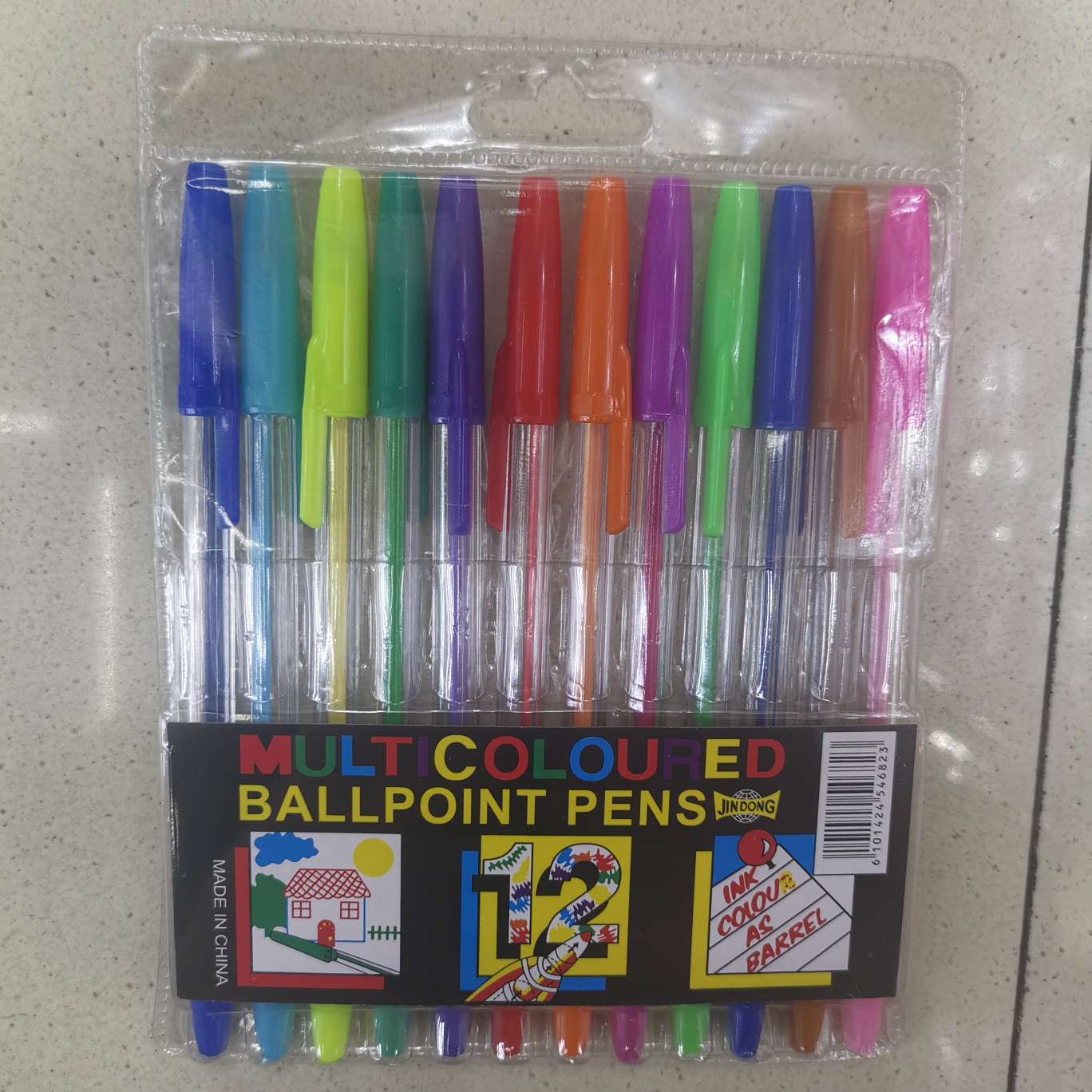 A bag of 12-color ballpoint pens, a simple 12-color pen holder Application Scenario