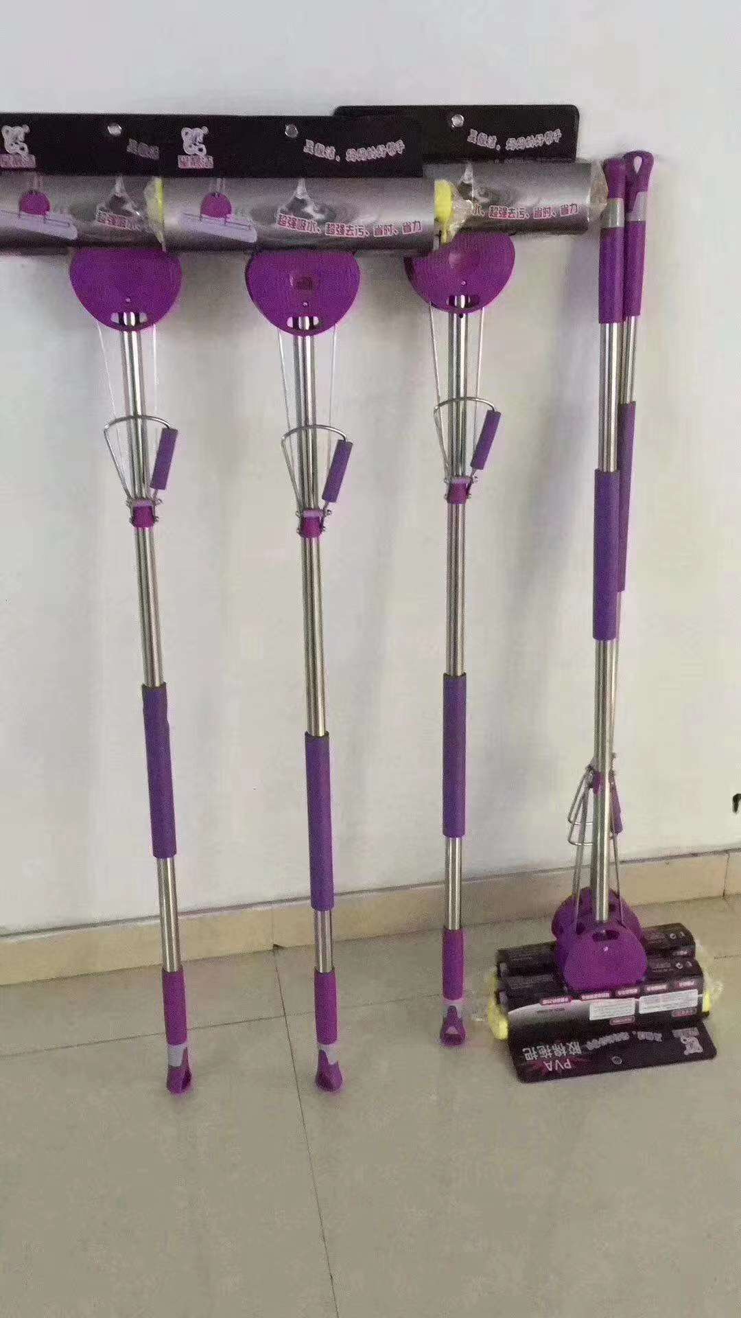 Fregona sin manos para perezosos fregona sin manos para uso doméstico fregona plana de doble uso seco y húmedo shake yin influencer mop tienda general Application Scenario
