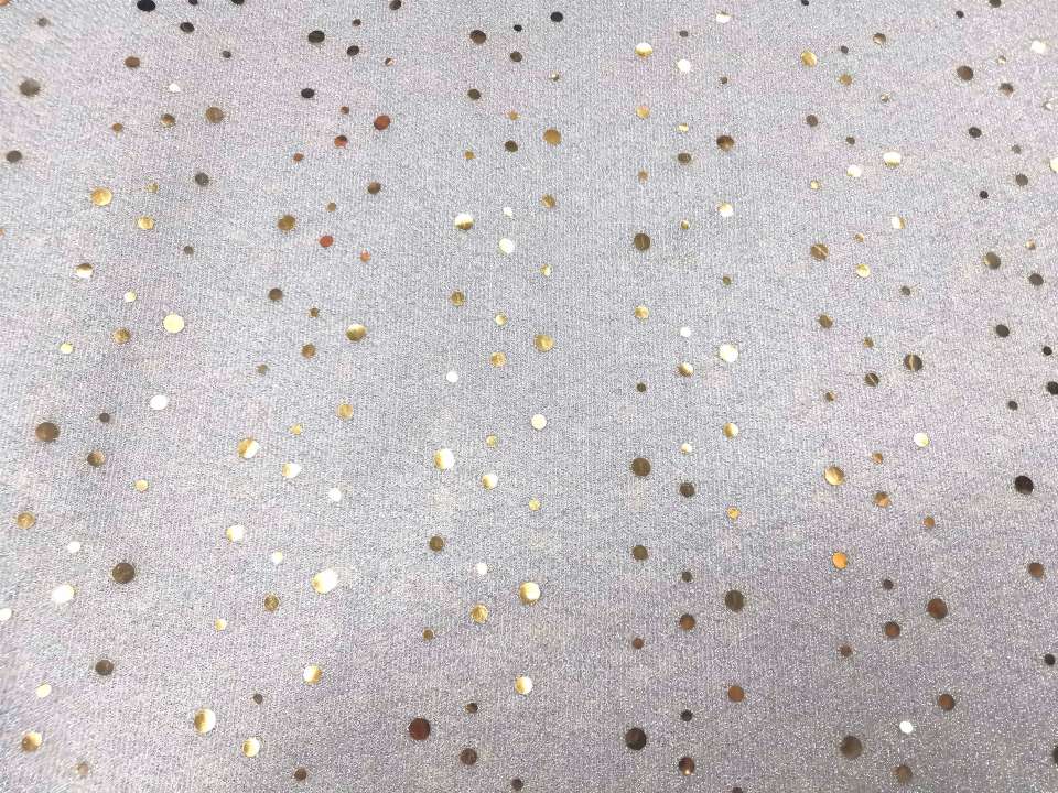 Small round sheet punched thread fabric, bright silk, glittering gold and silver silk, gold onion fabric, head accessories, dance stage costume fabric details Picture