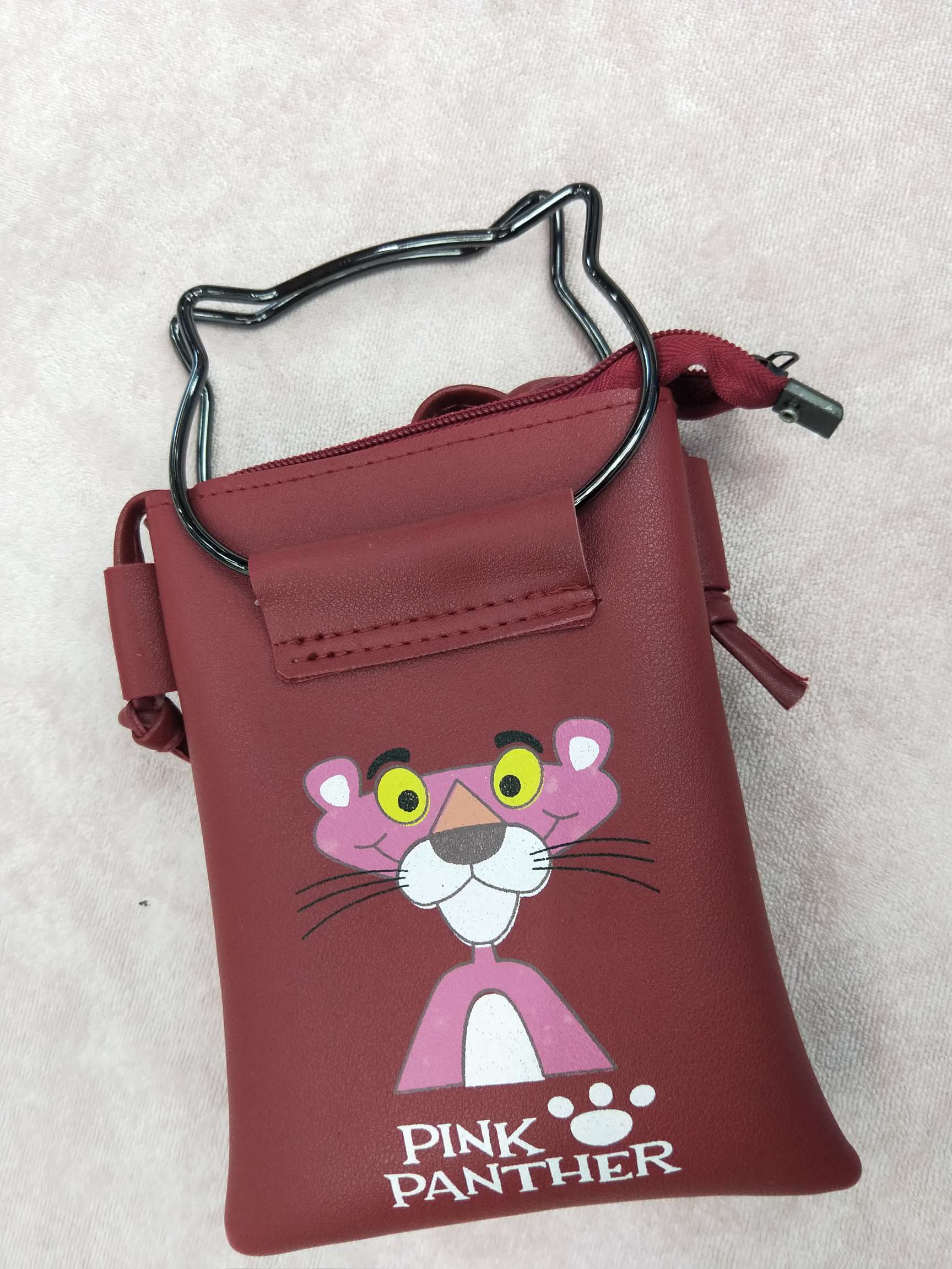 单肩包铁手提粉红豹