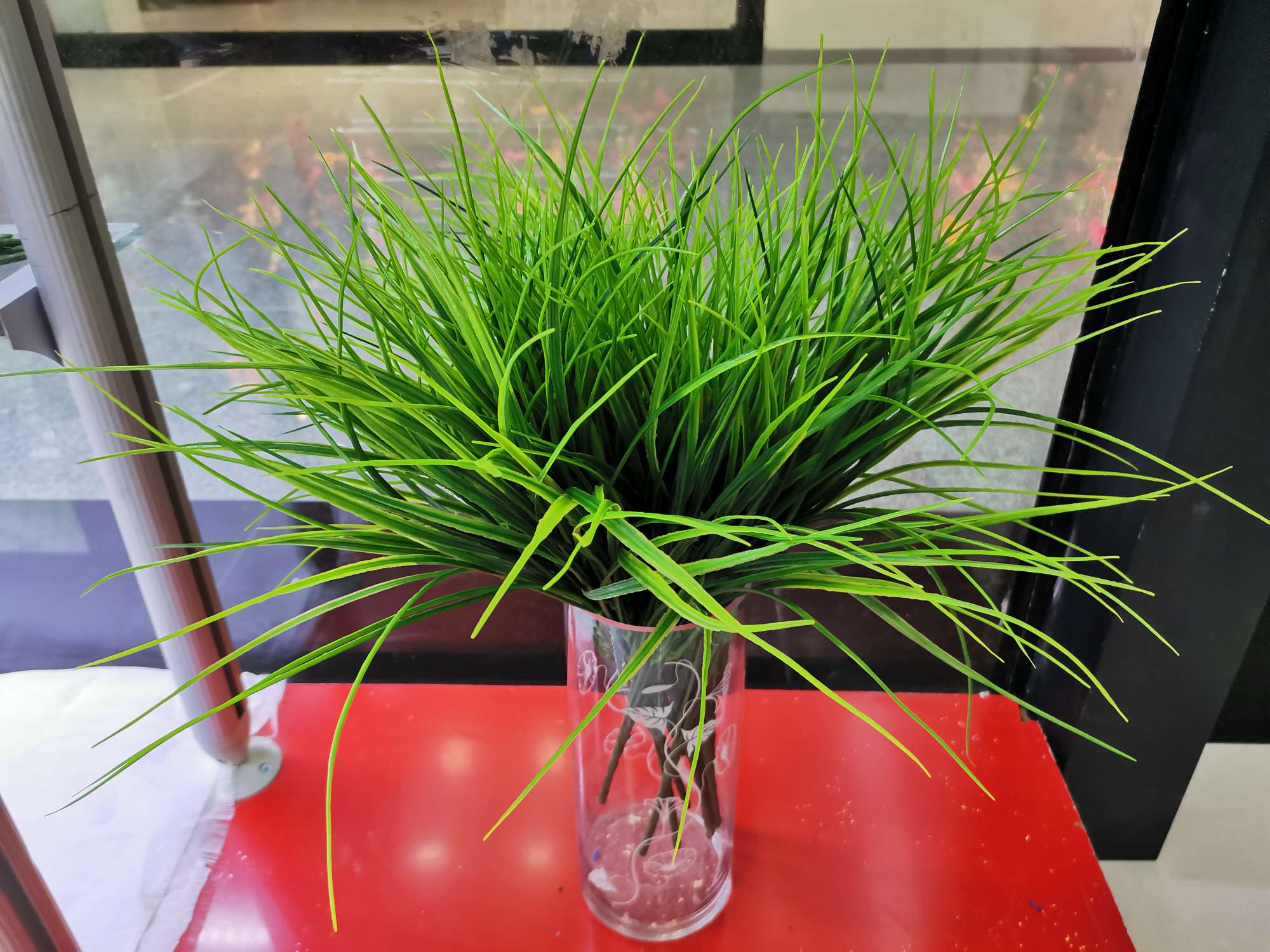 Simulated 7-pronged Changchun grass, simulated green plants and aquatic plants Specification image