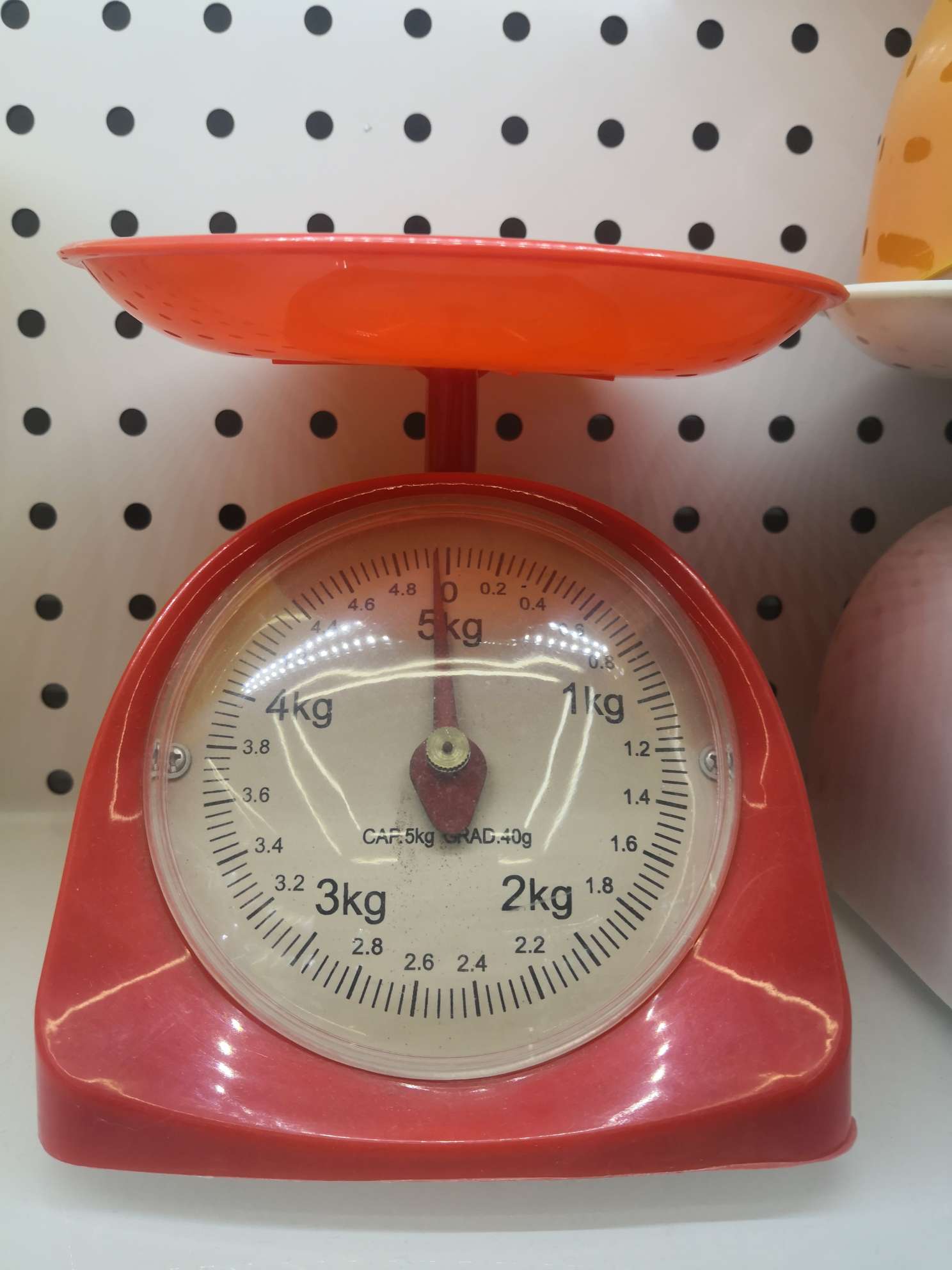 Kitchen scale, inclined kitchen, mechanical kitchen scale Specification image