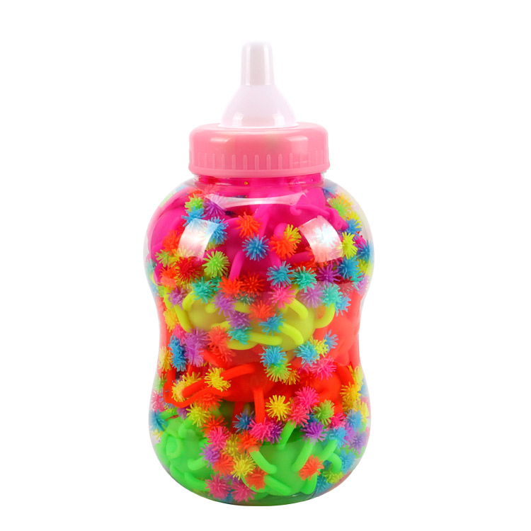 雪花奶瓶装毛毛球产品图