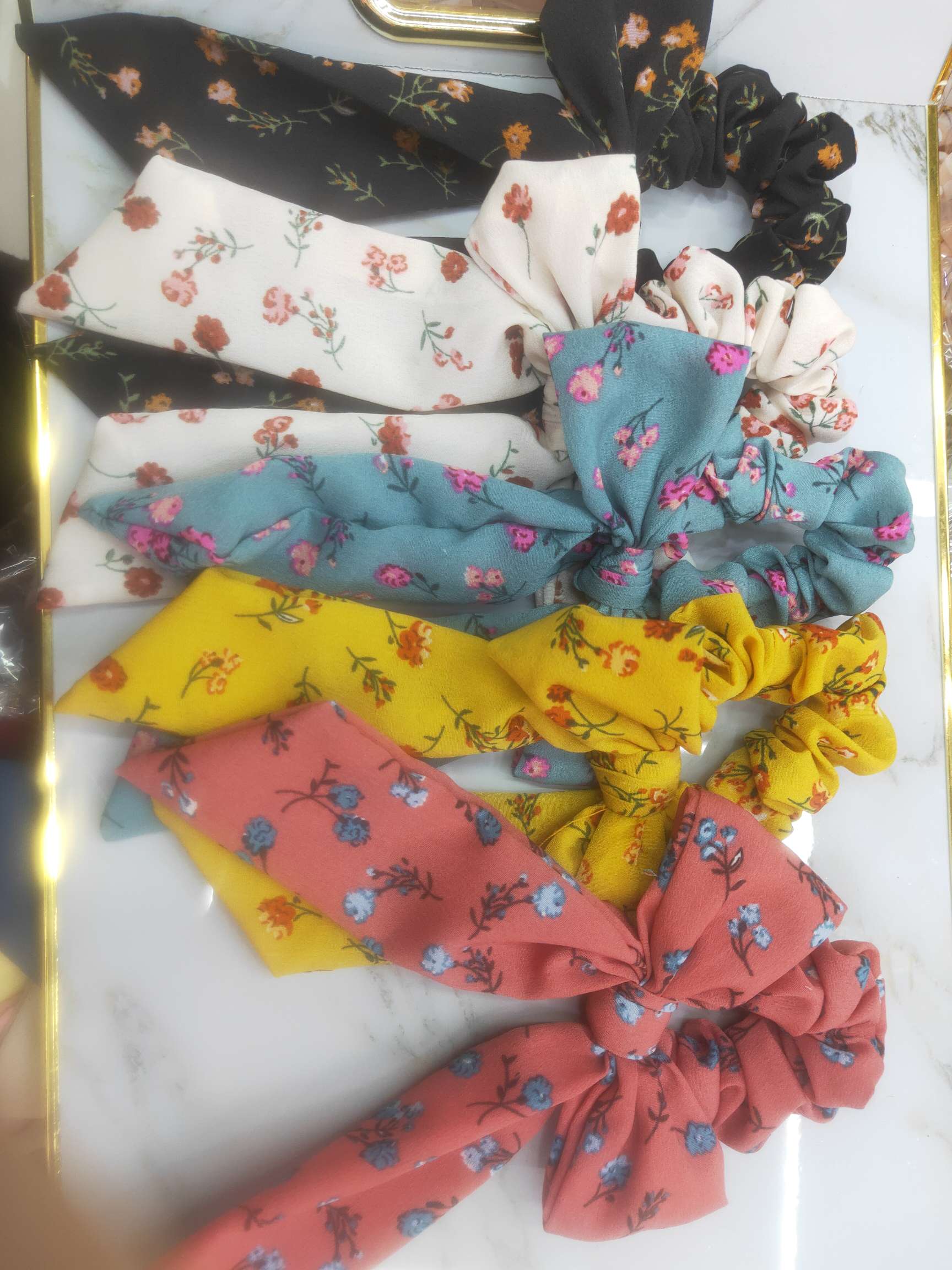 Korean contracted web celebrity bow hair cord ins wind tie hair band hair ribbon ribbon ribbon ribbon ribbon