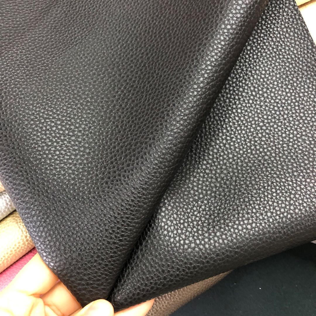 8417 medium size lychee eco-friendly leather, high-quality textured base, 0.9mm thick luggage belt leather, sofa seat cushion leather, wear-resistant undefined