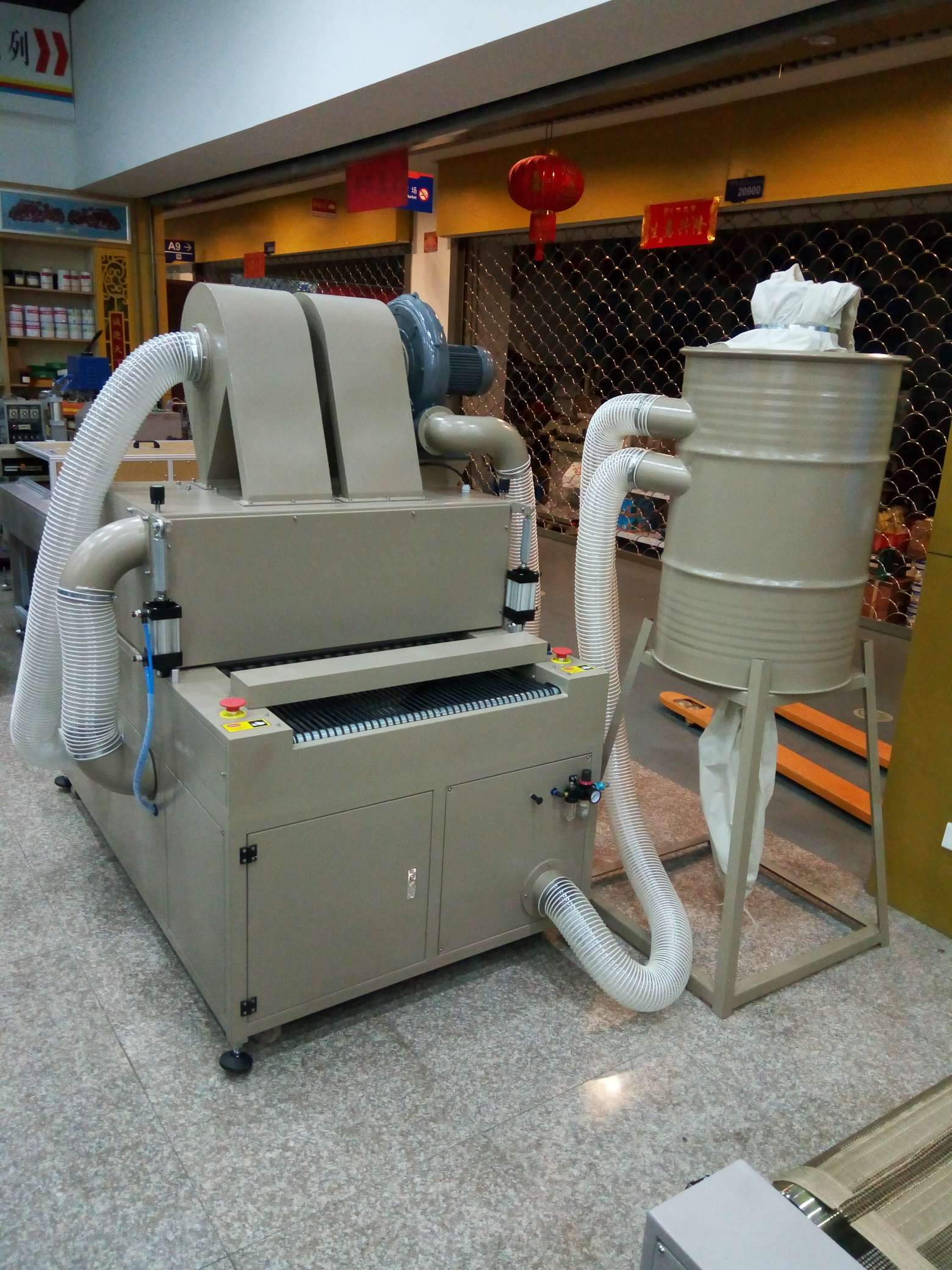 印刷机械金葱粉烫画纸热熔粉自动撒粉机图