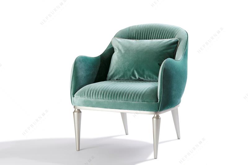 时尚简约实木单椅产品图