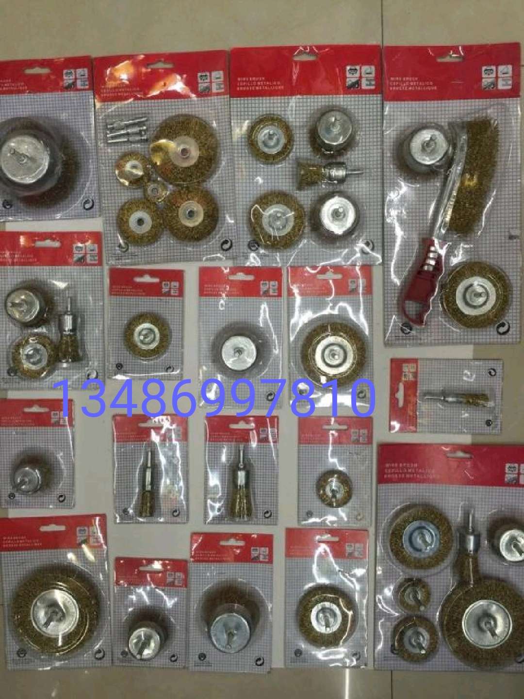 Wire brush knife Brush bowl brush brush Twisted wire brush hardware tools Specification drawing