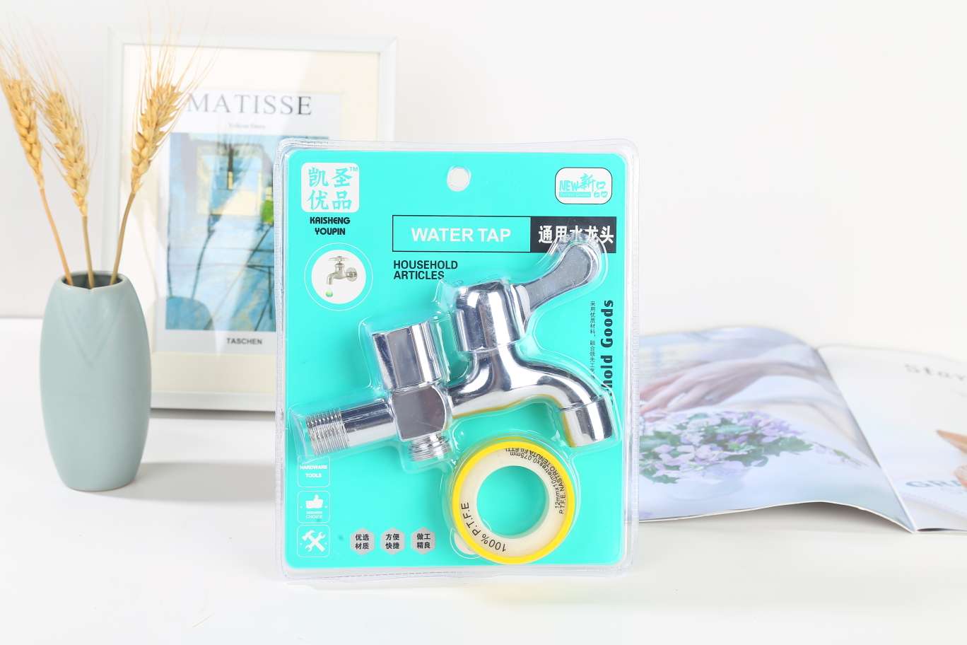 k-236洗衣机专用水龙头快开水龙头开关家用单冷拖布池水龙头一分二产品图