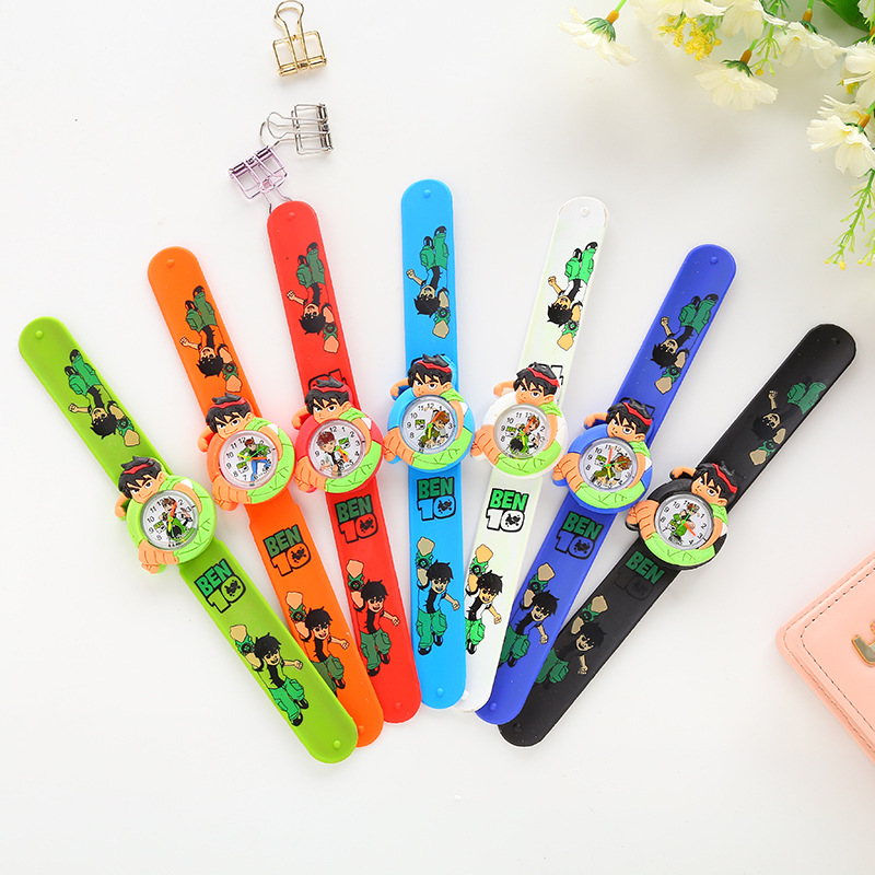 厂家直销儿童卡通创意啪啪儿童手表批发 儿童立体手表一件代发产品图