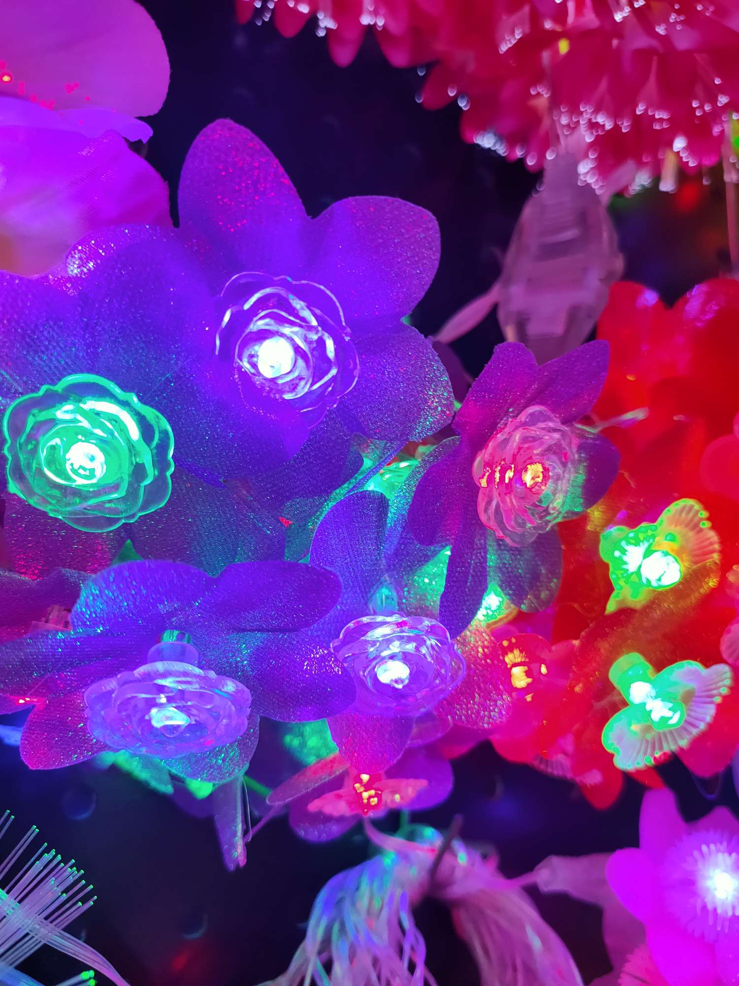 太阳花彩灯配件图