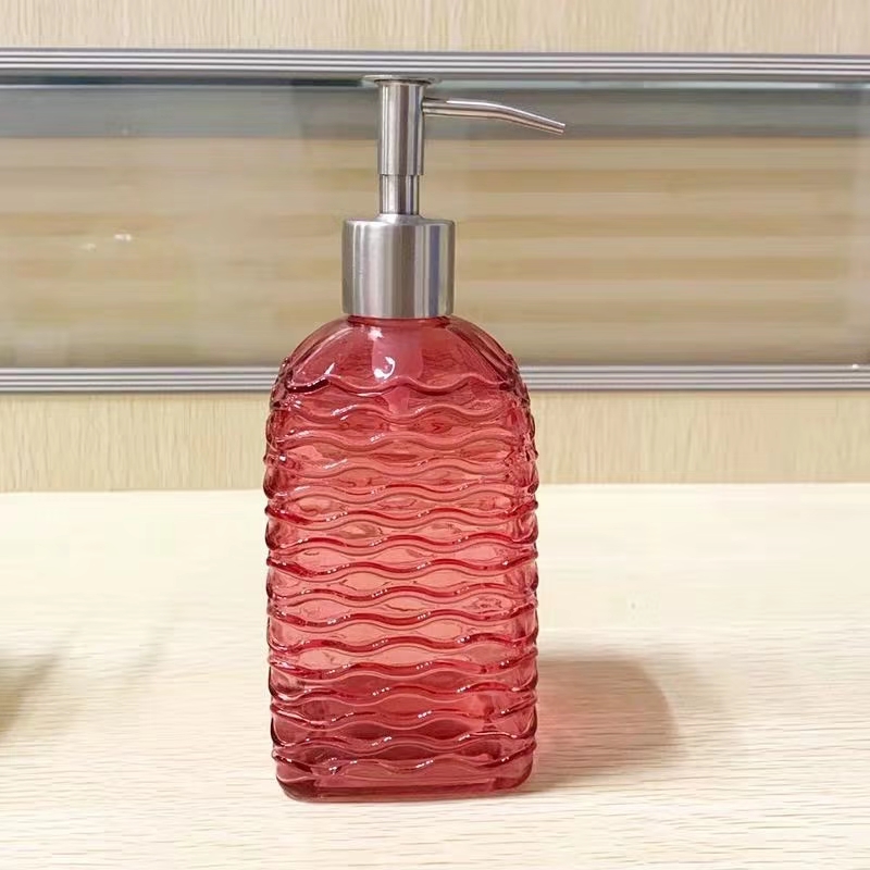 洗手液瓶空瓶玻璃瓶白底实物图